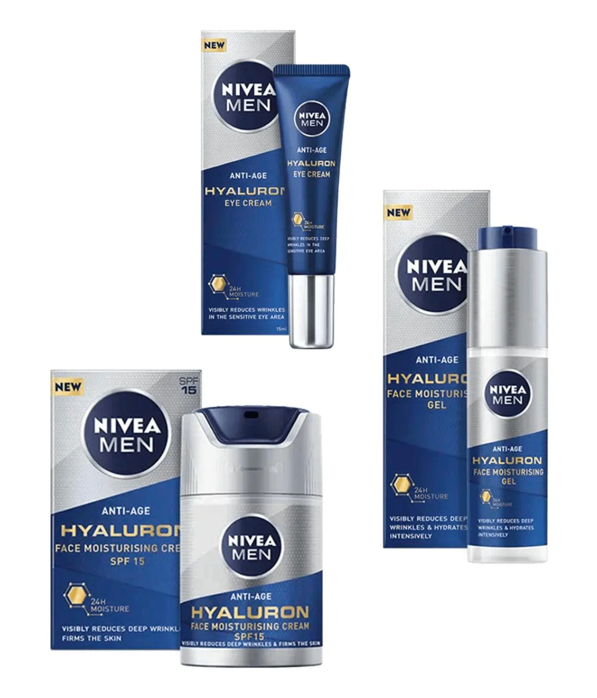 NIVEA MEN Hyaluron Anti-Age Grooming Bundle Set
