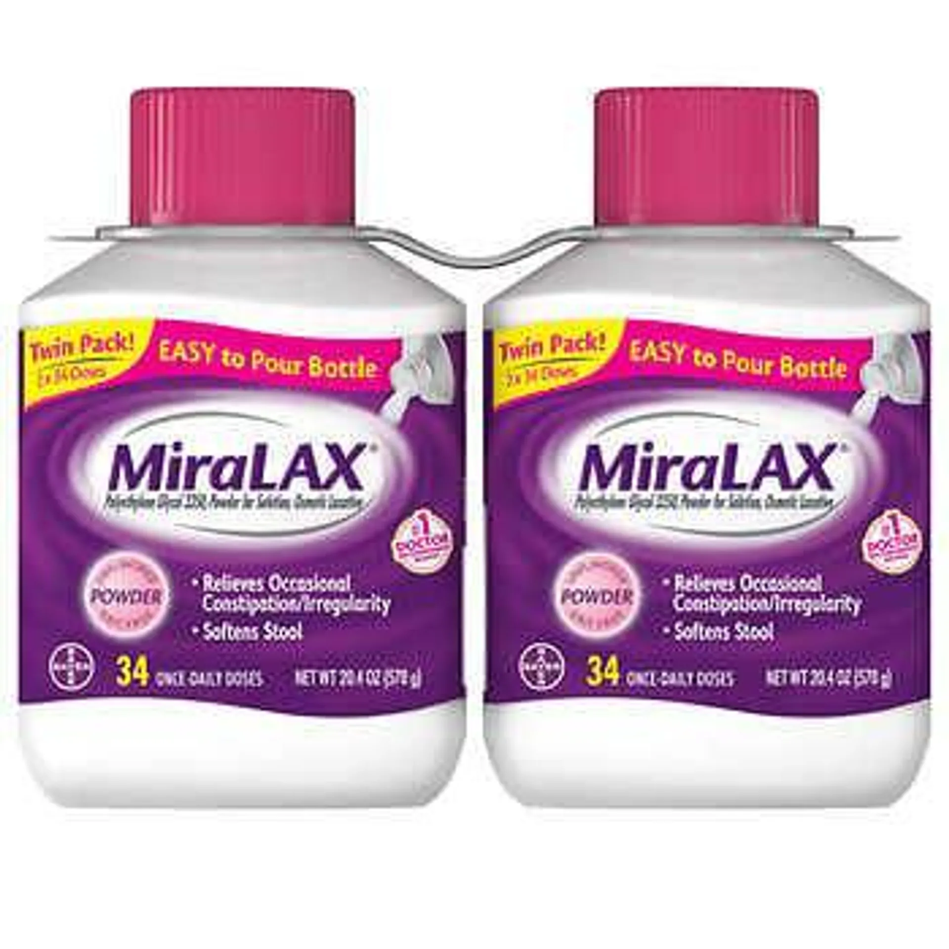 MiraLAX Powder Laxative, 68 Doses