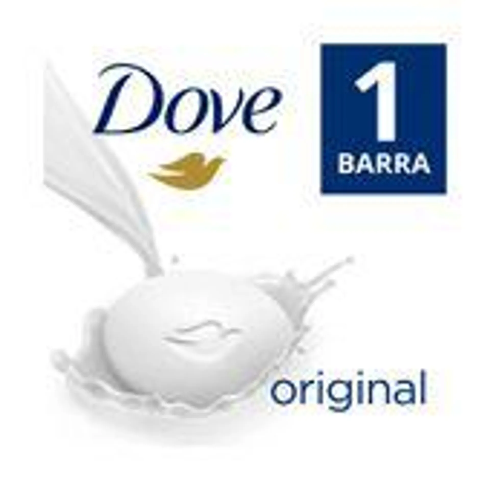 Jabón tocador Dove blanco 90 g.