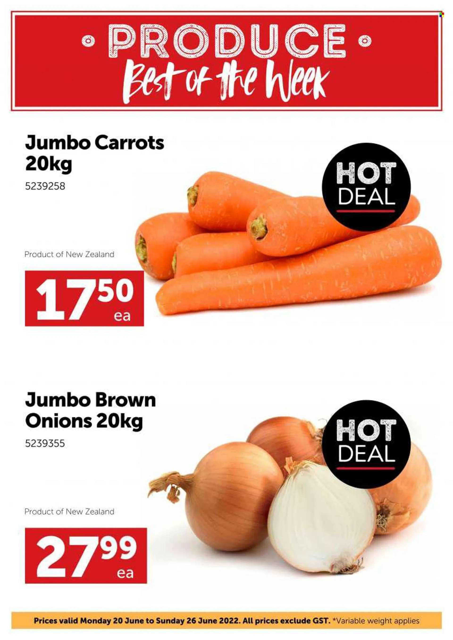 Gilmours mailer - 20.06.2022 - 26.06.2022 - Sales products - carrots, onion. Page 2.