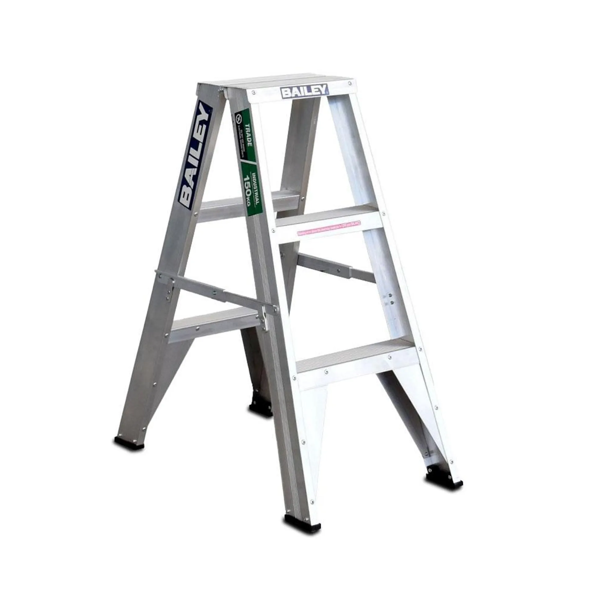 Bailey FS13428 0.9m 150kg Aluminium Double Sided 3 Step Stepladder