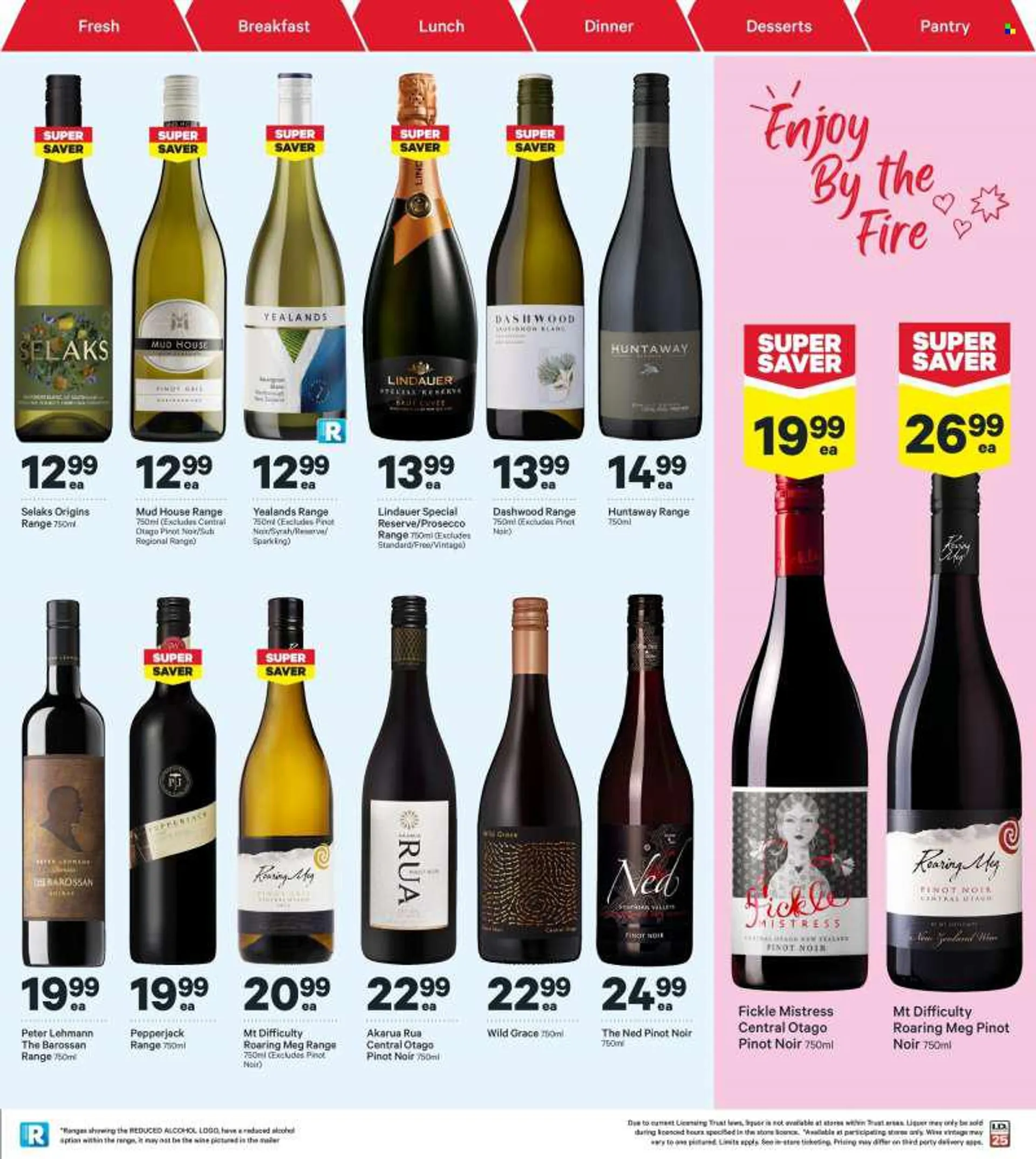New World mailer - 20.06.2022 - 26.06.2022 - Sales products - Pepper Jack cheese, red wine, sparkling wine, prosecco, wine, Pinot Noir, Lindauer, alcohol, Syrah. Page 37.