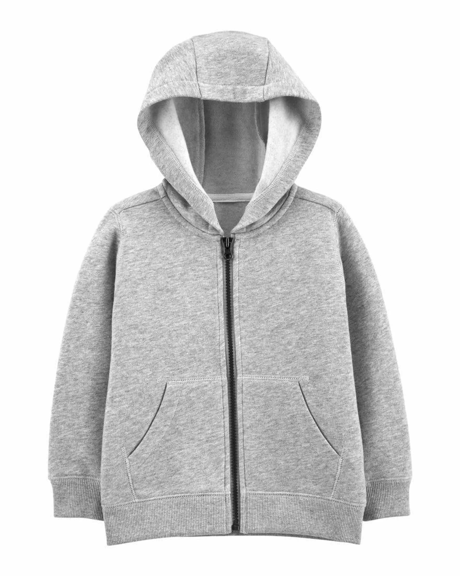 Zip-Up Fleece Hoodie