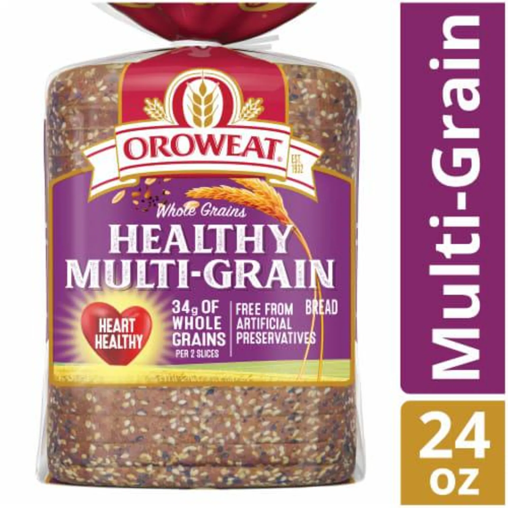 Oroweat Whole Grains Healthy Multi-Grain Sandwich Bread
