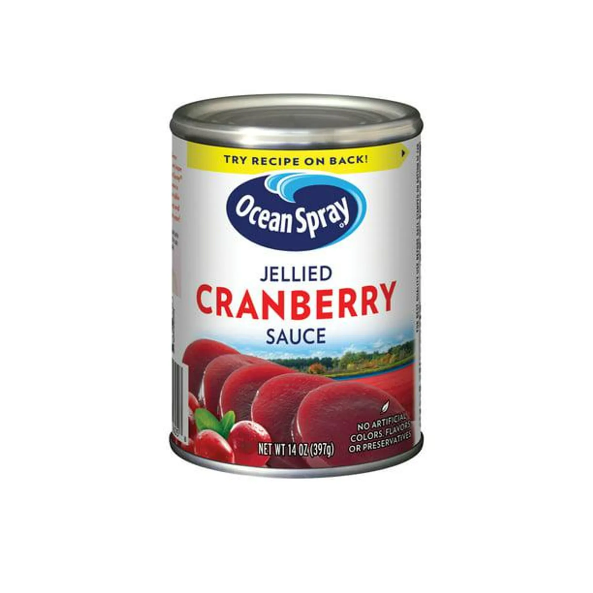 Ocean Spray Jellied Cranberry Sauce, 14 oz Can