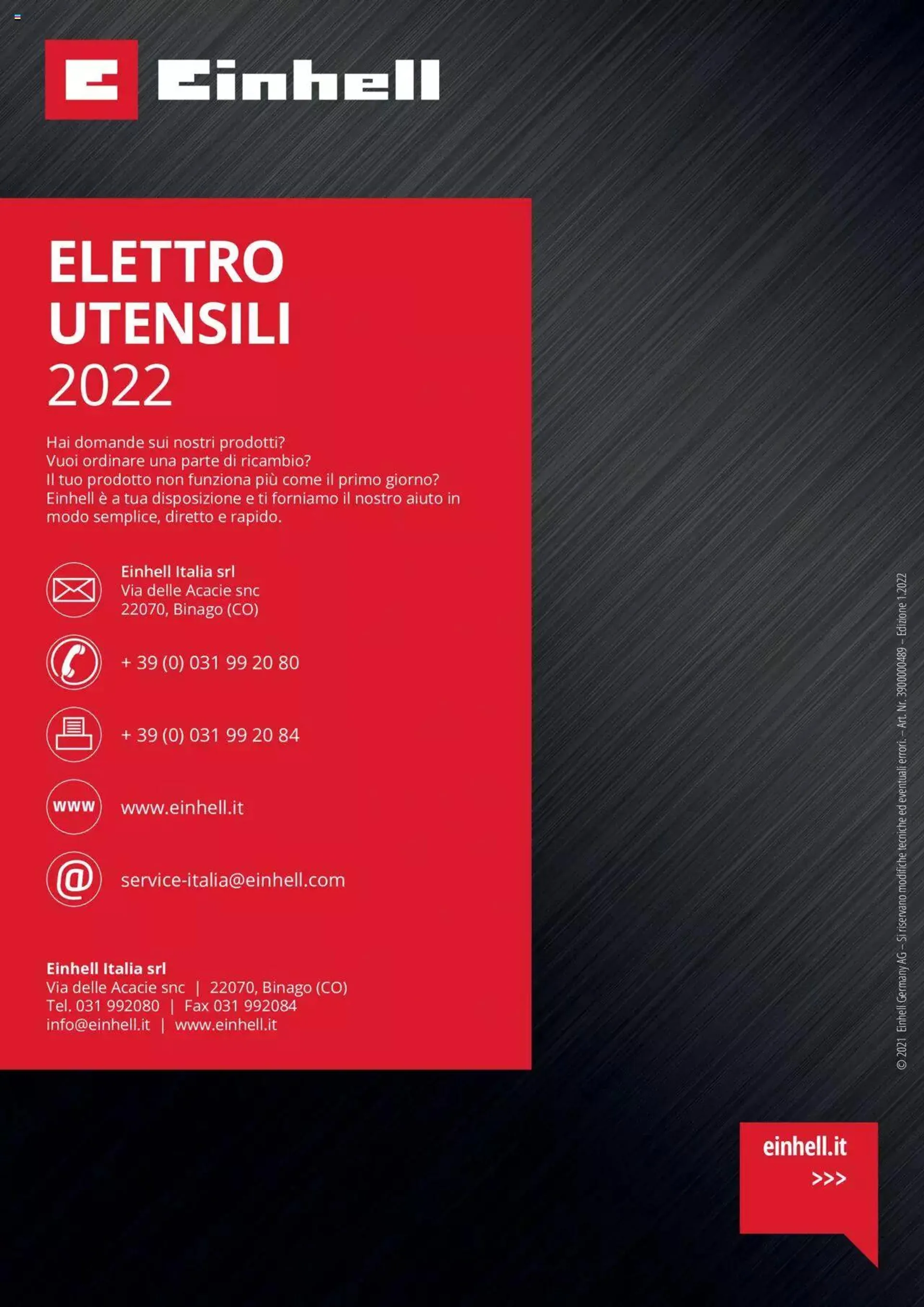 Einhell - Catalogo Elettroutensili 2022 da 1 gennaio a 31 dicembre di 2022 - Pagina del volantino 128