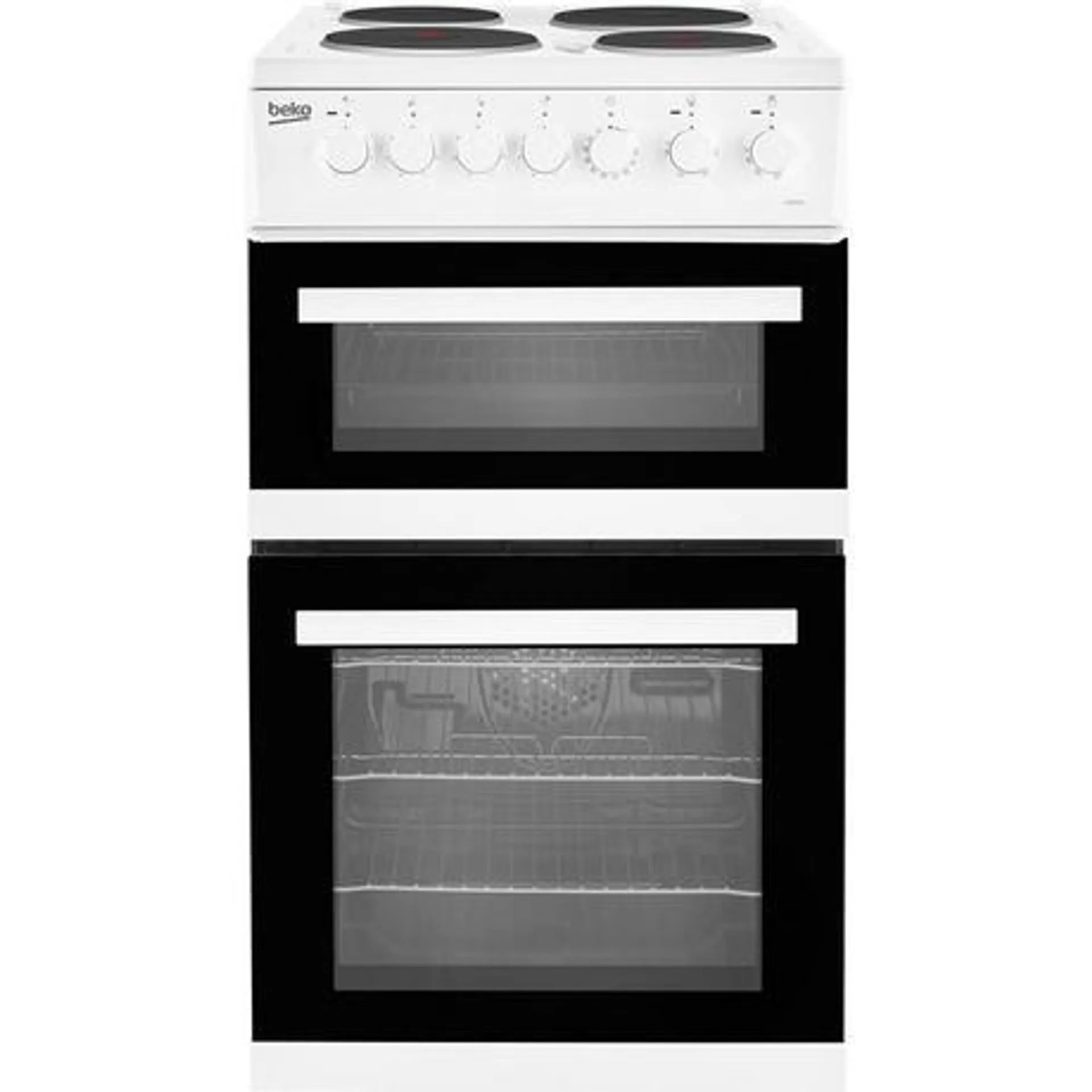 Beko EDP503W 50cm Electric Double Oven with Grill Cooker - White