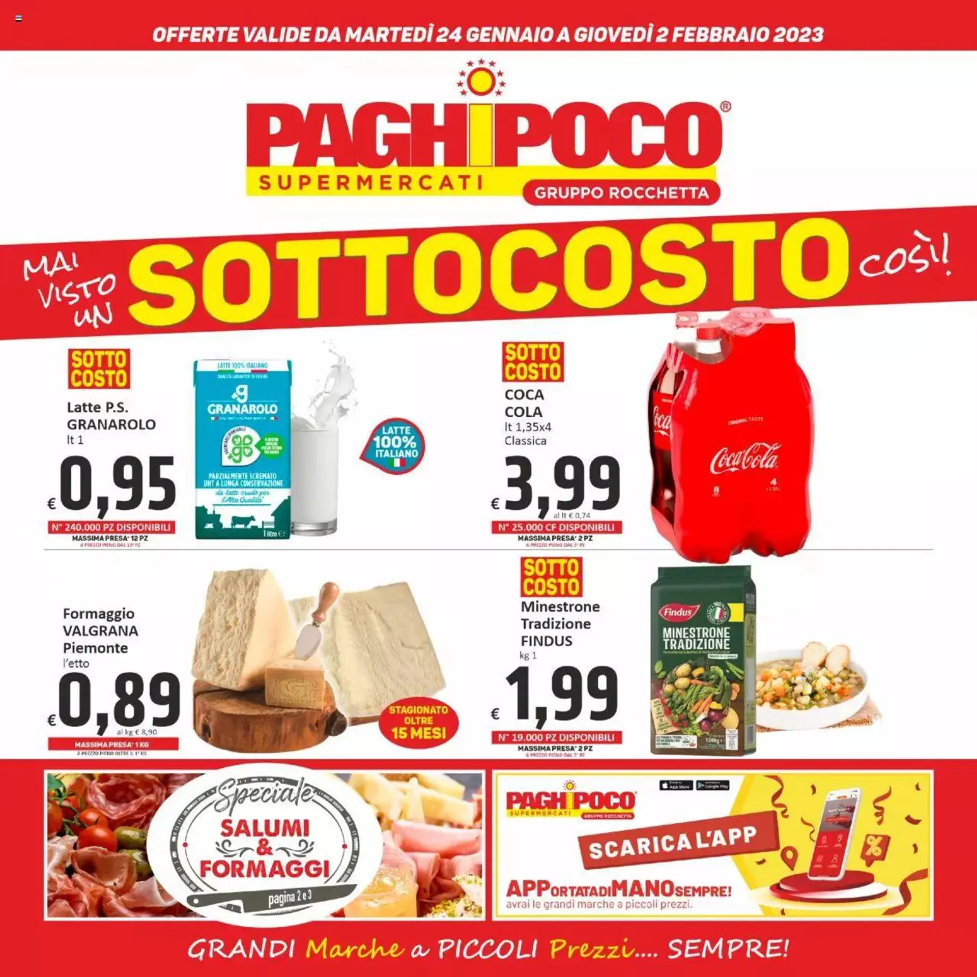 Paghi Poco - Volantino - 0