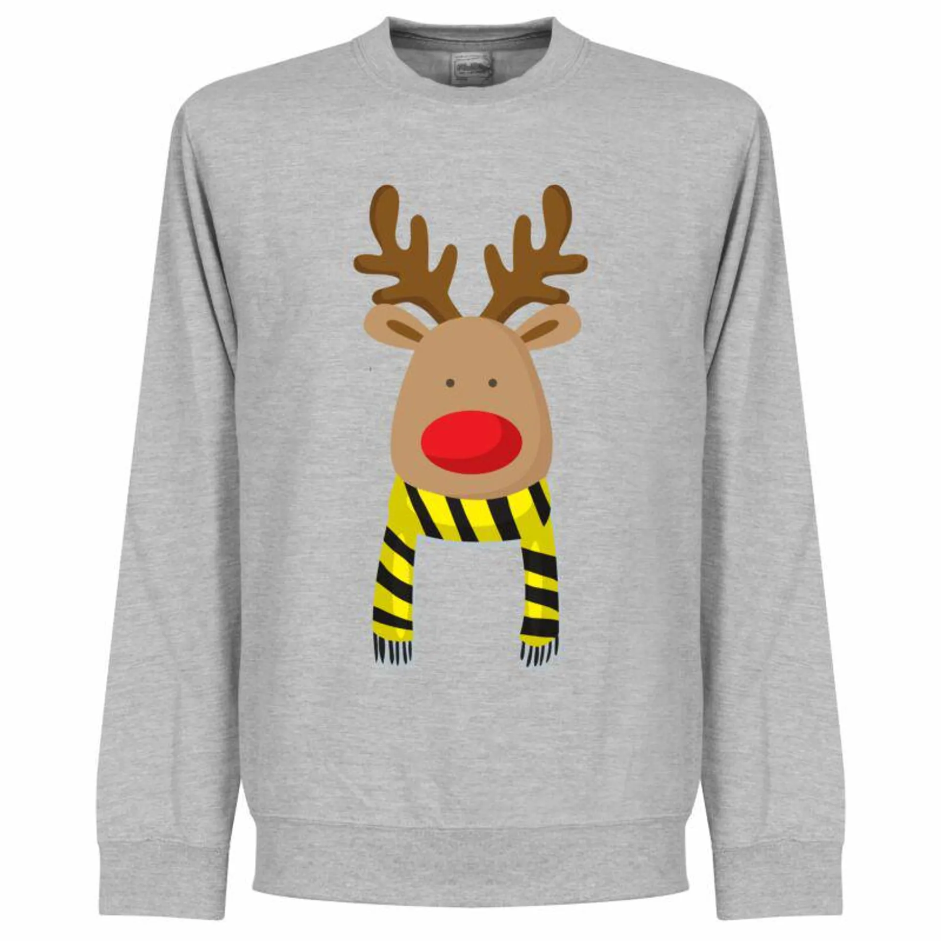 Reindeer Yellow / Black Supporter Sweatshirt - Grey