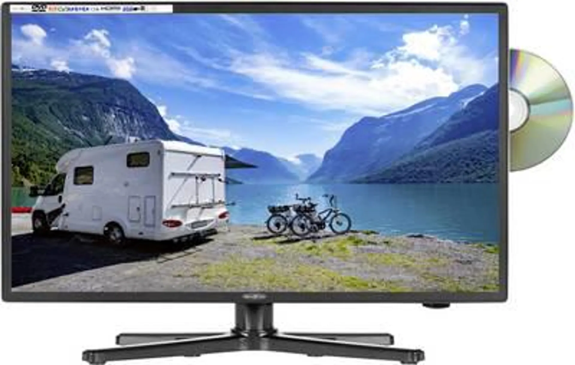 Reflexion LED TV 18.5 inch EEC F (A - G) CI+, DVB-C, DVB-S2, DVB-T2 HD, PVR ready, DVD player Black (glossy)