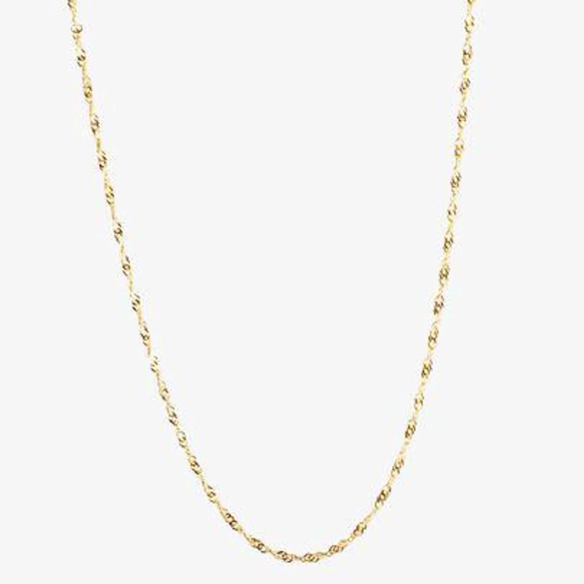 9ct Yellow Gold 18 Inch Twist Curb Chain 1.13.1614