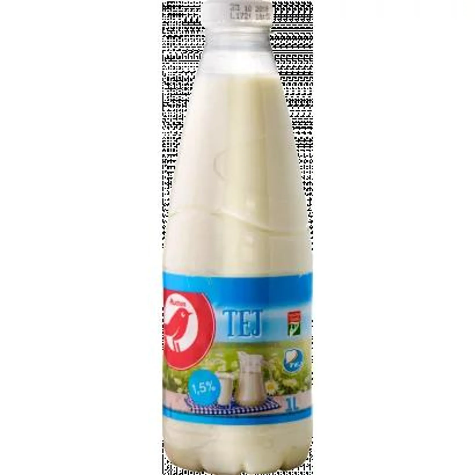 AUCHAN ESL bottled milk 1.5% 1l