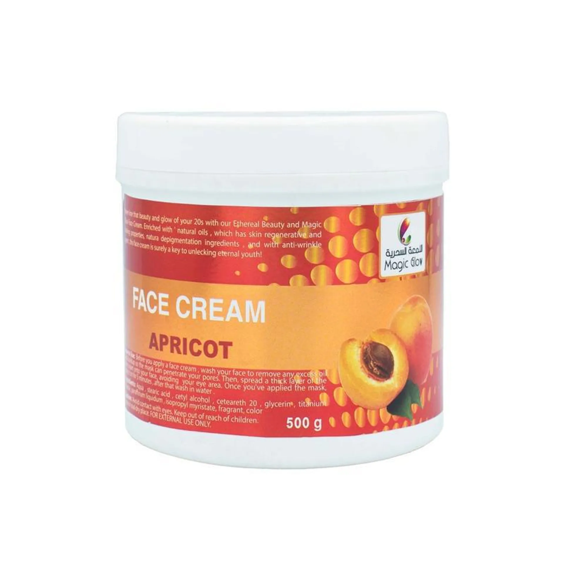 MAGIC GLOW Face Cream 500g - APRICOT