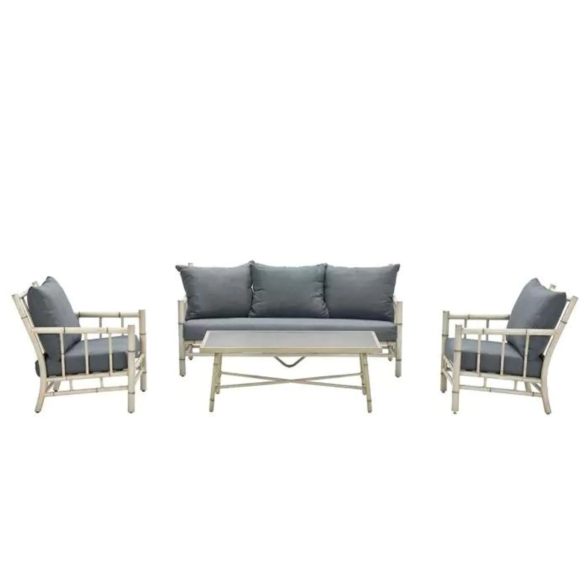 Tabor loungeset 4-delig - mystic grey