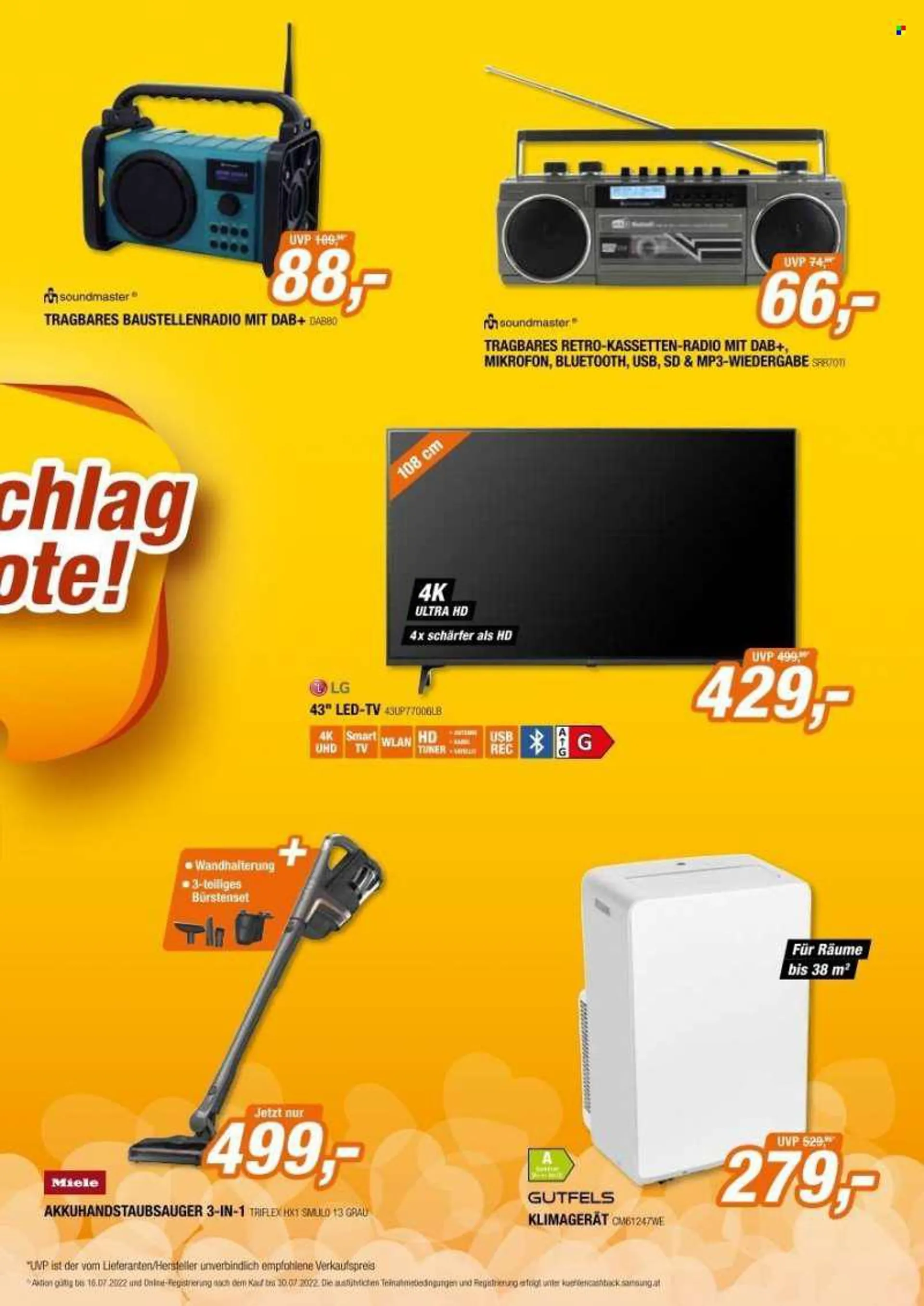 Angebote Expert - Verkaufsprodukte - Akku-Handstaubsauger, Samsung, LG, UHD-TV, LED TV, Radio, Mp3, Klimagerät. Seite 3.
