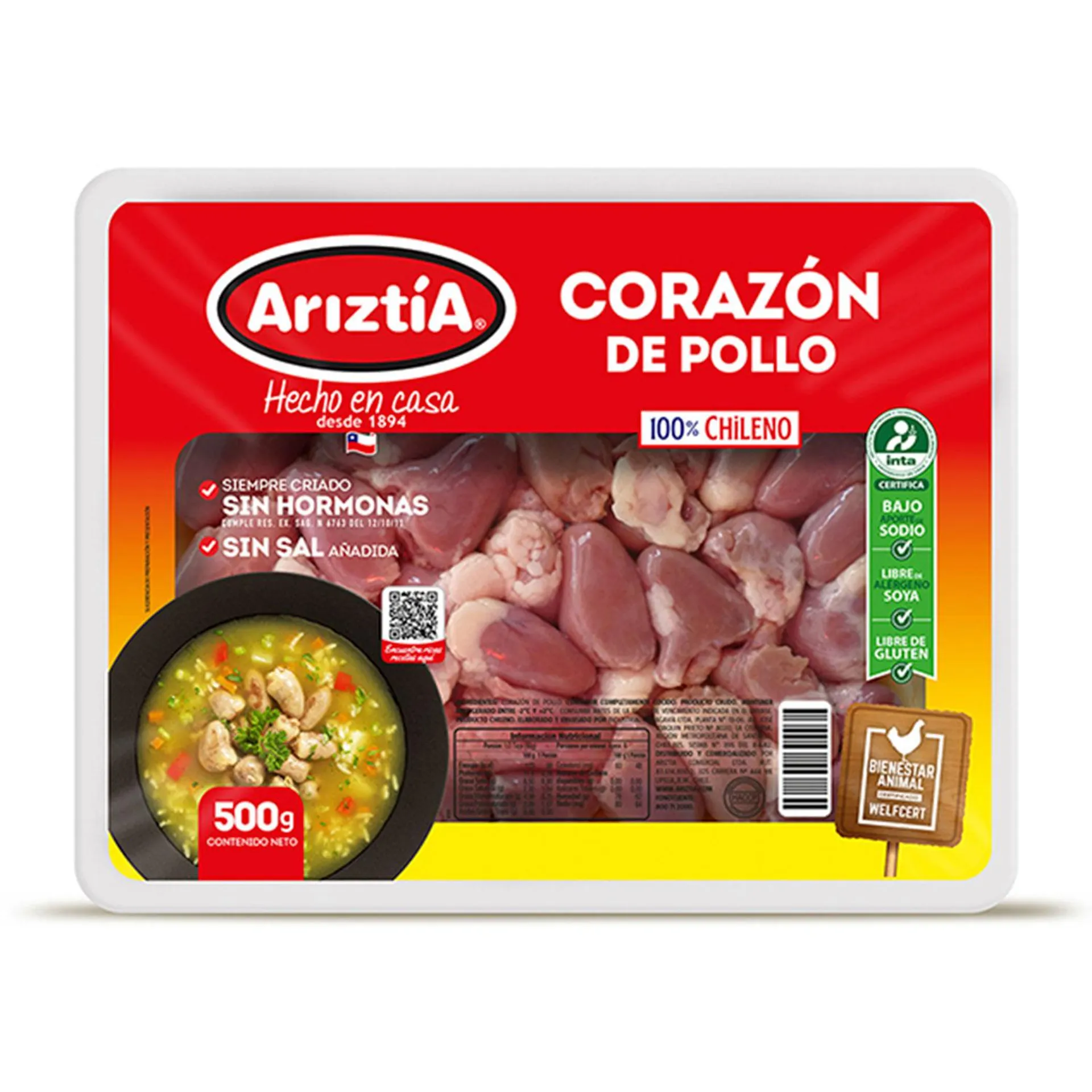 Corazon de Pollo 500 gr