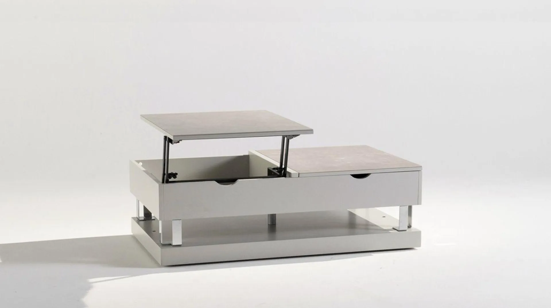 STUTTGART Table basse relevable en céramique