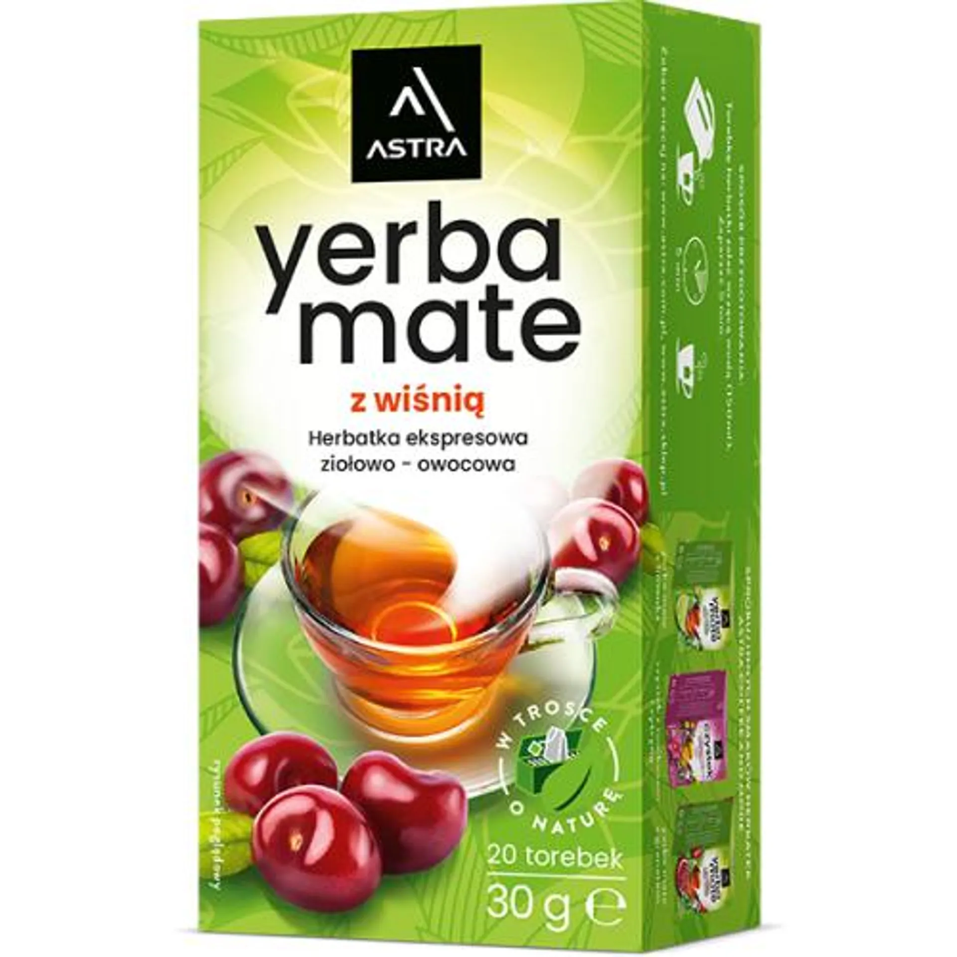 Herbatka Astra Yerba Mate z wiśnią 30g