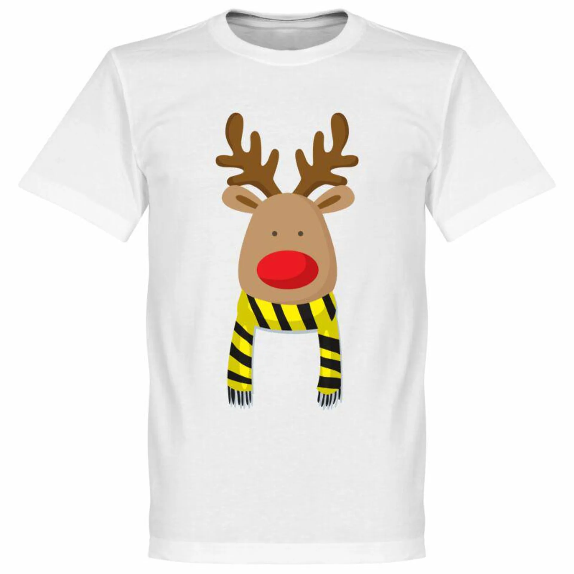 Reindeer Yellow / Black Supporter T-Shirt - White