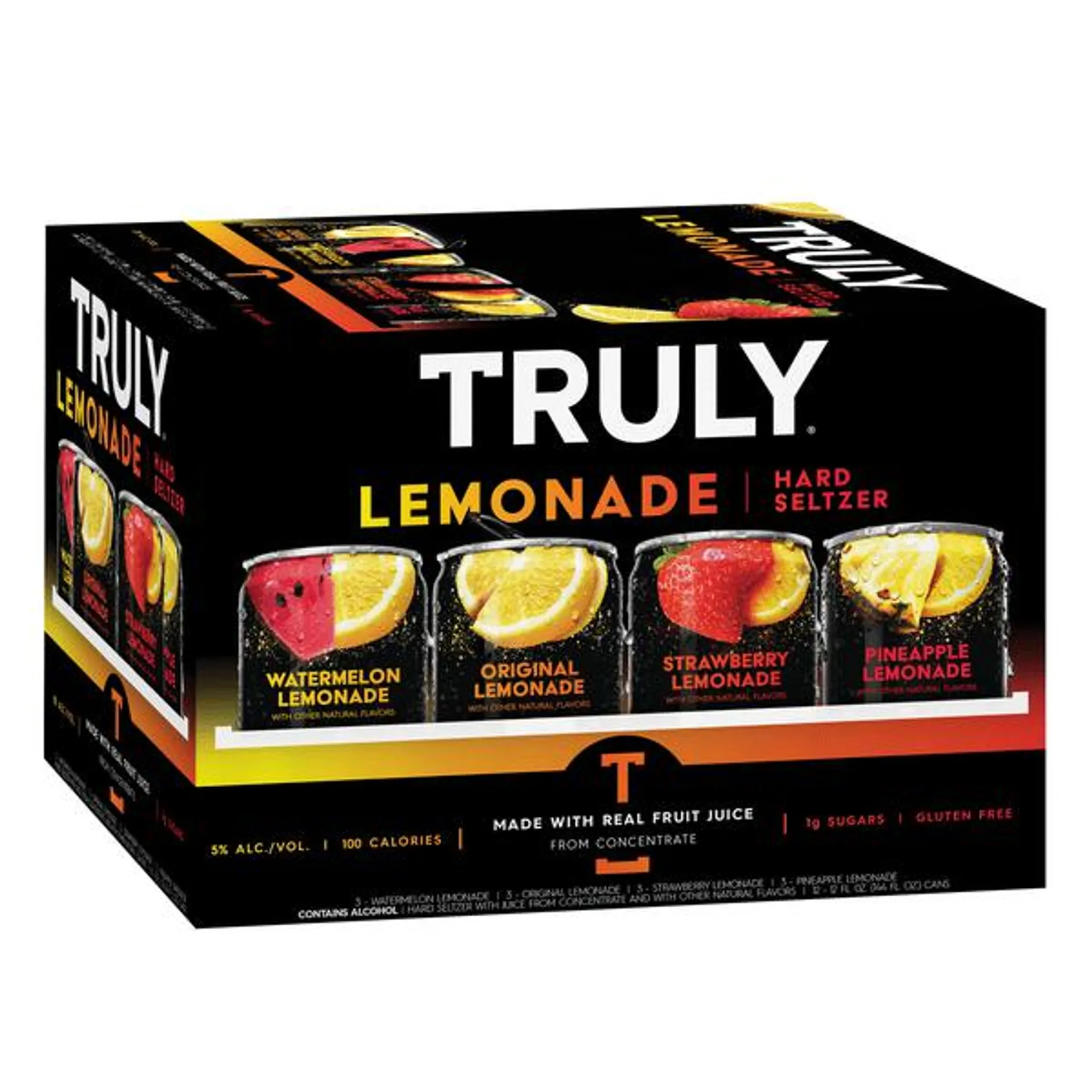 Truly Hard Seltzer Lemonade Variety 12 Pack