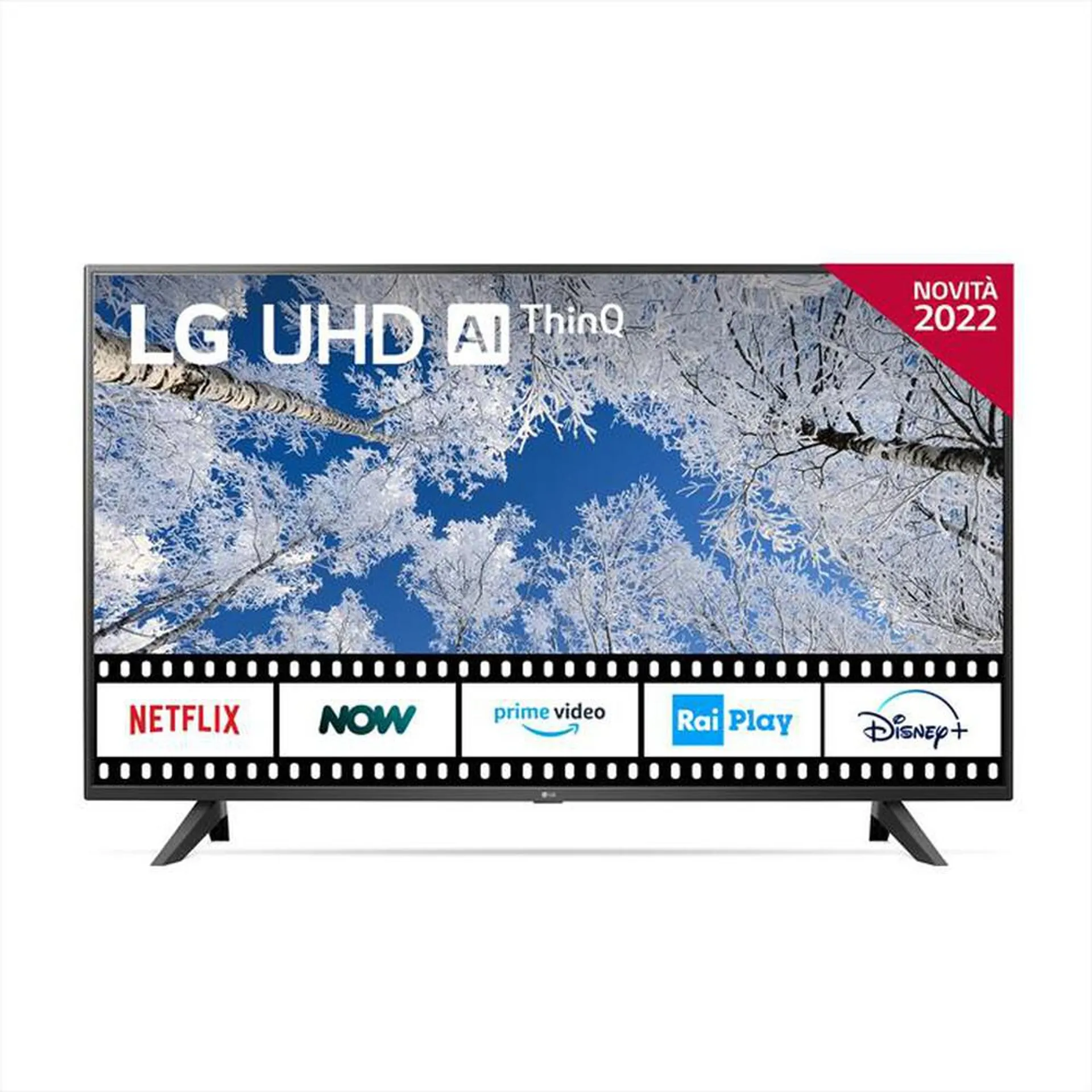 LG - Smart TV LED UHD 4K 43" 43UQ70006LB.APIQ-Ceramic Black