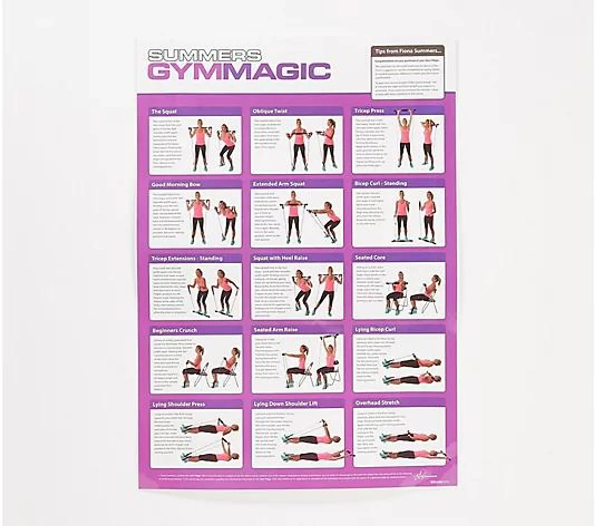 Summers Gym Magic with 4 DVD's Wallchart and Workout Booklet