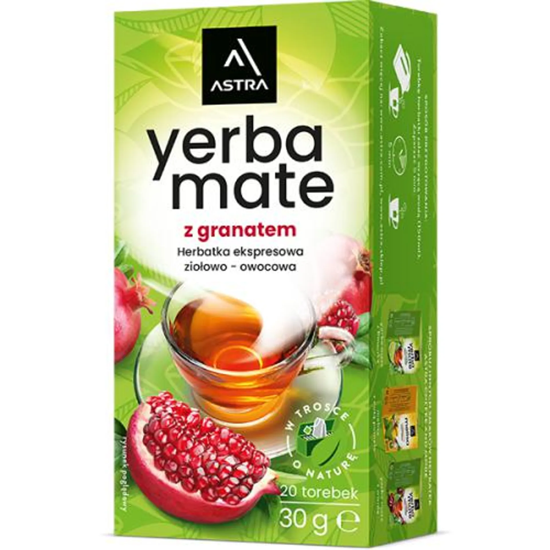 Herbatka Astra Yerba Mate z granatem 30g