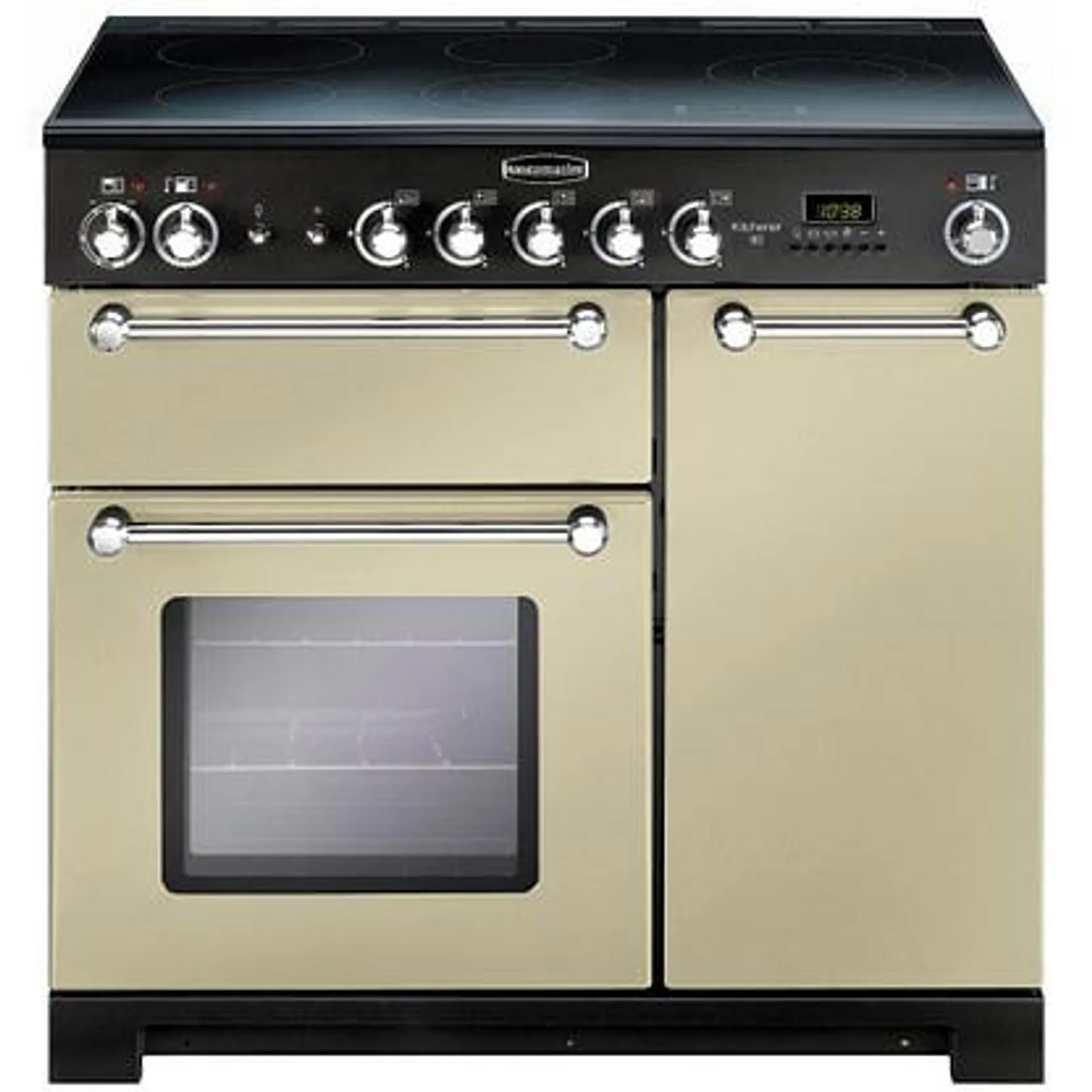 Rangemaster KCH90ECCR/C Kitchener 90cm Ceramic Range Cooker 79280 – CREAM