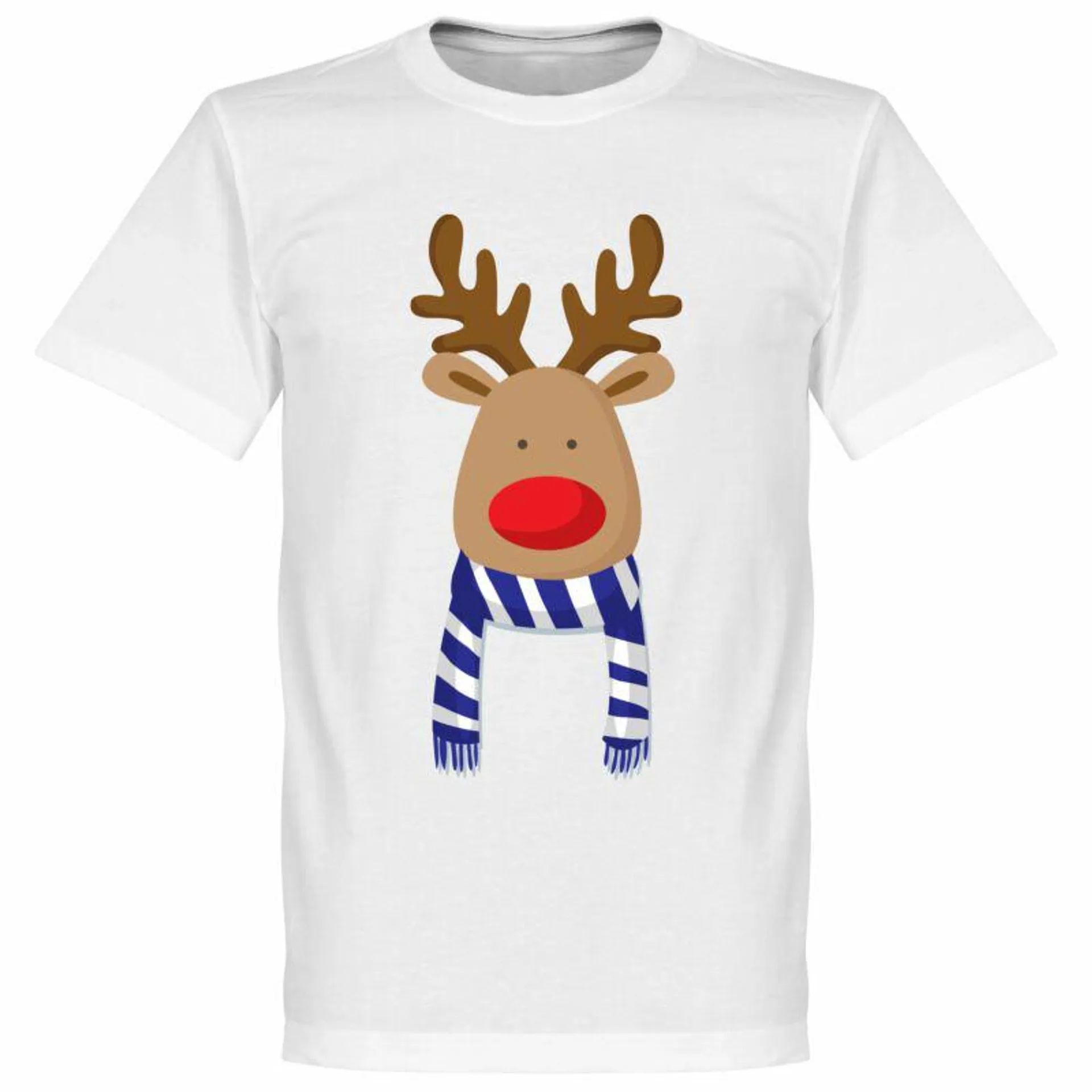 Reindeer Blue / White Supporter T-Shirt - White