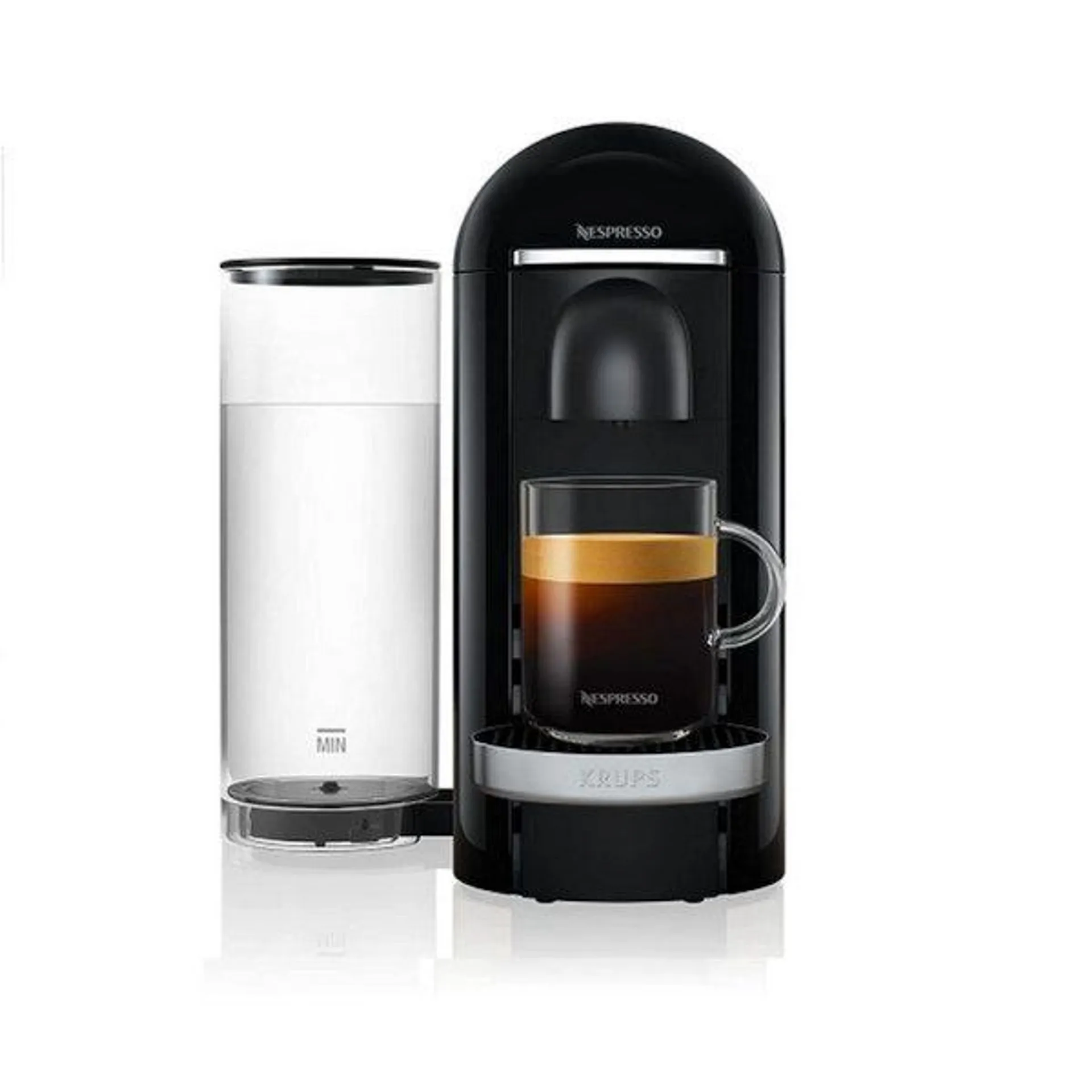 Krups Nespresso Vertuo Plus Black Pod Coffee Machine