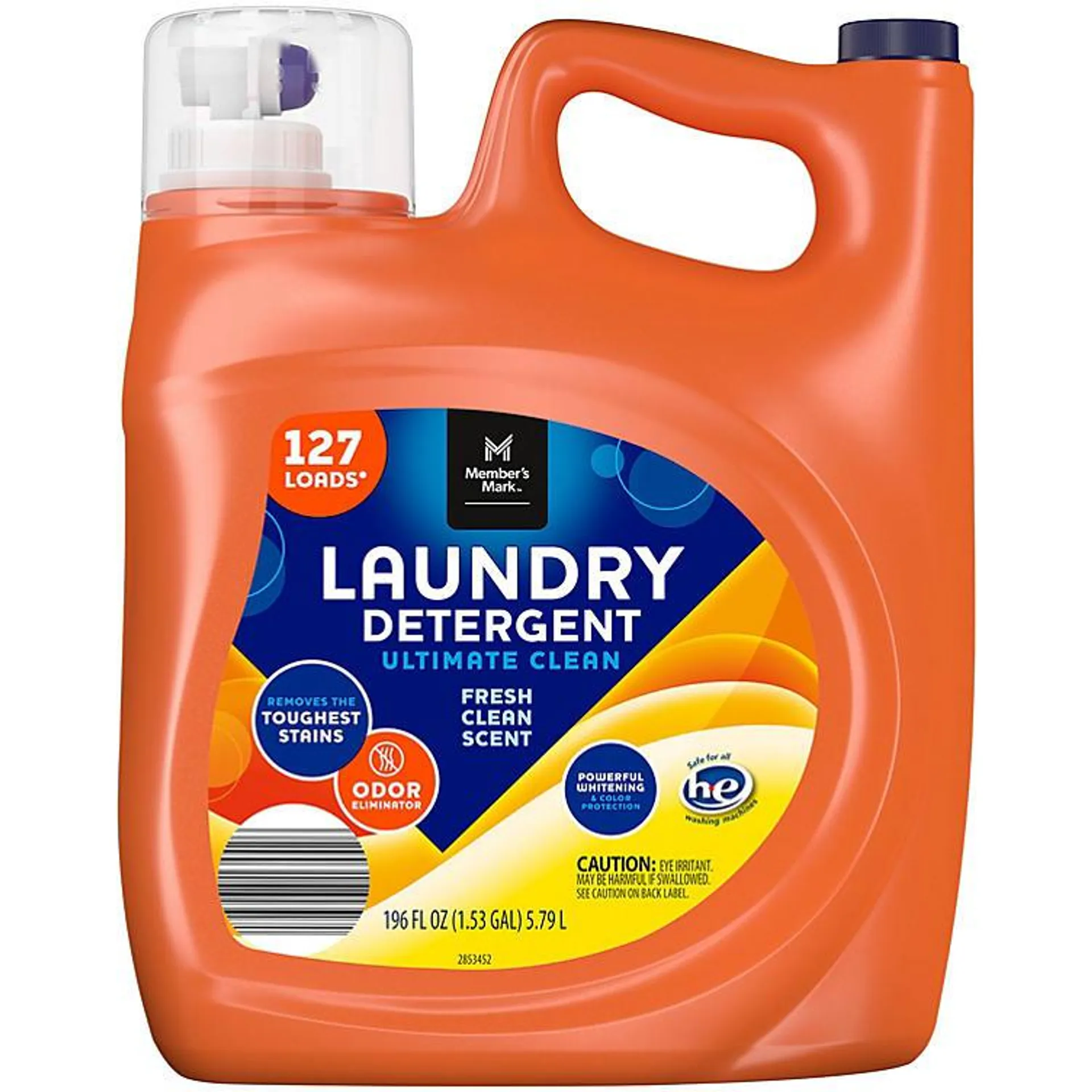 Member's Mark Liquid Laundry Detergent, Ultimate Clean Fresh Scent (196 fl. oz., 127 loads)