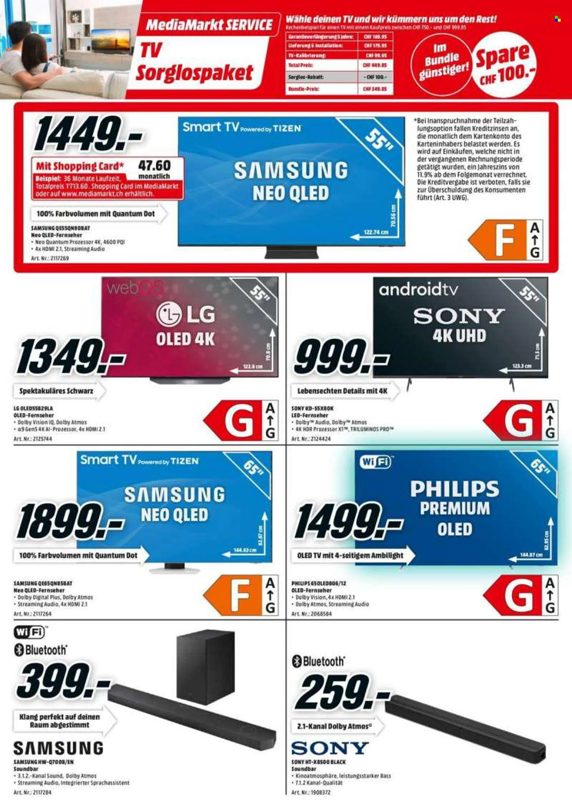 Prospekte MediaMarkt - 15.8.2022 - 22.8.2022 - Produkte in Aktion - Philips, Oled-TV, Smart TV, Sony, Soundbar, Samsung, LG. Seite 2.