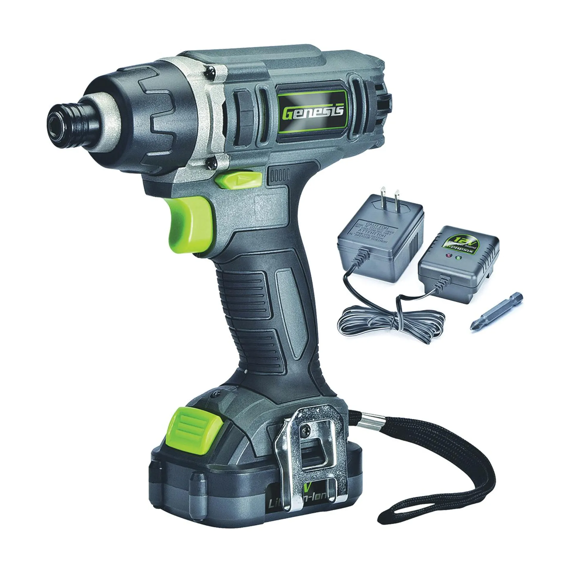 GLID12B Impact Driver, Battery Included, 12 V, 1/4 in Drive, Hex Drive, 3000 ipm, 2300 rpm Speed