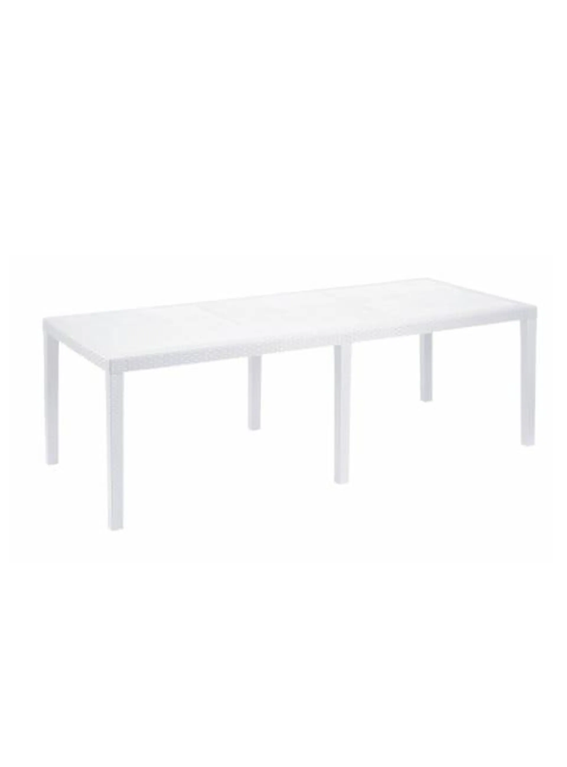 Tavolo allungabile rettangolare bianco