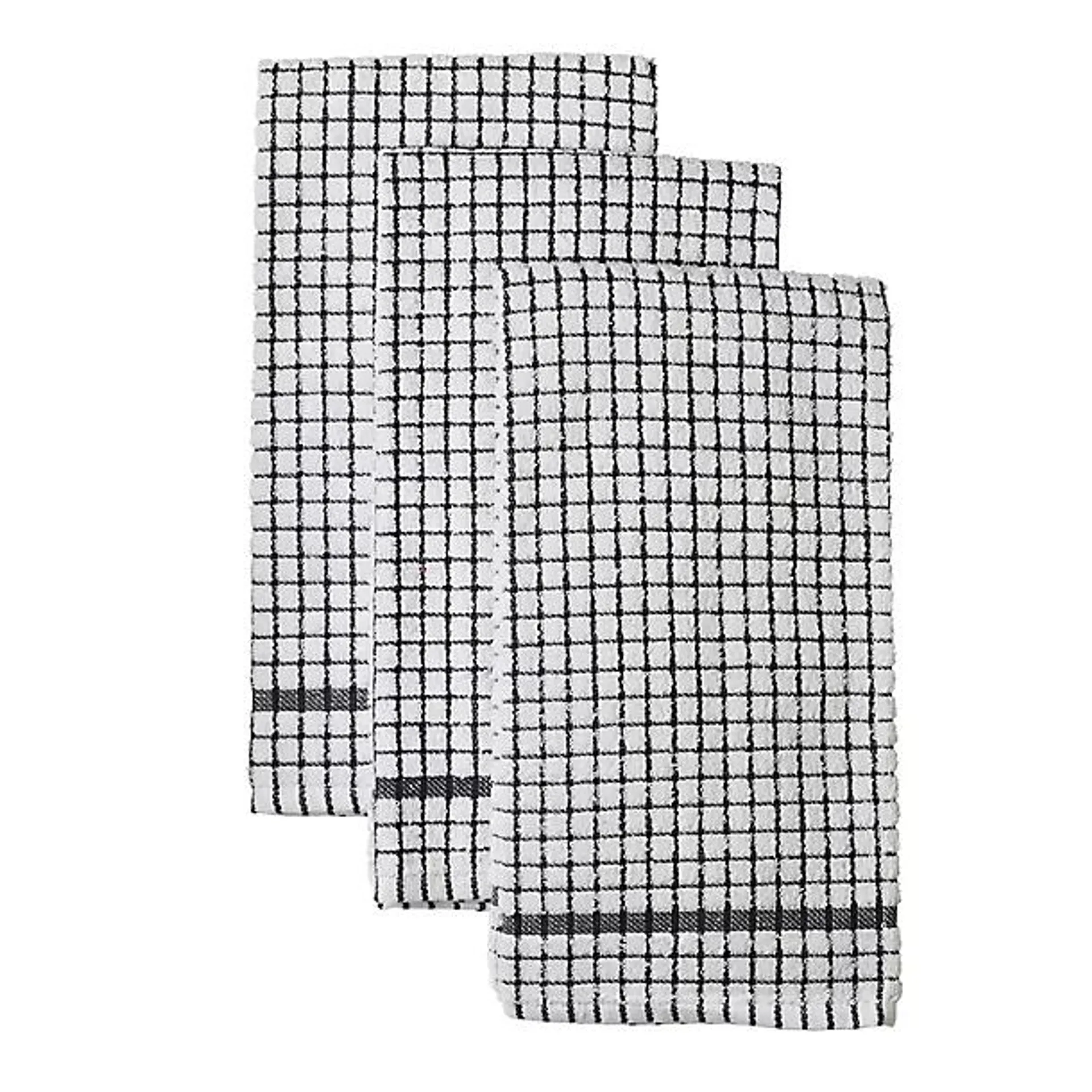 Lakeland Checked Tea Towels – Pack of 3 45 x 70cm