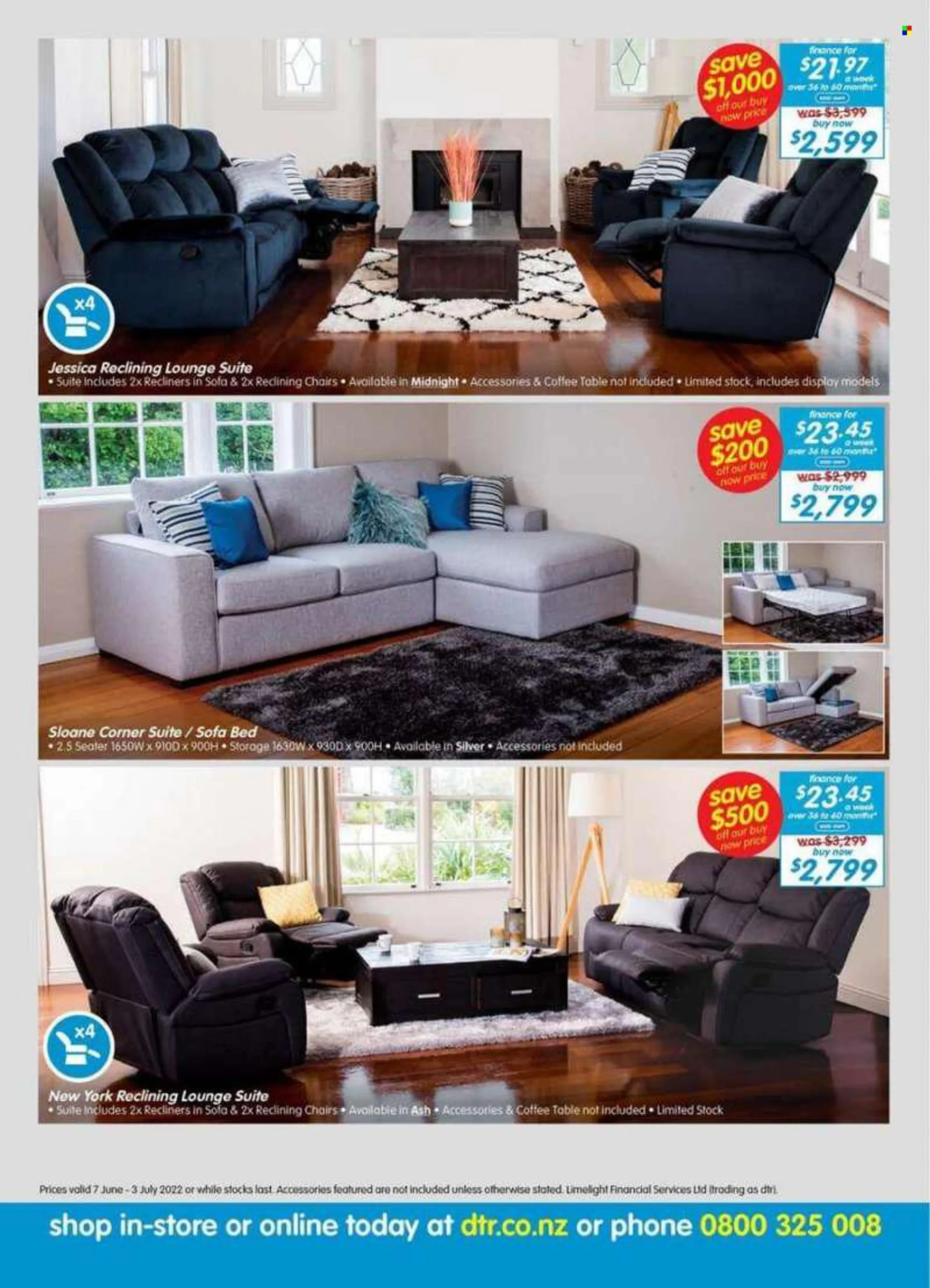 dtr mailer - 07.06.2022 - 03.07.2022 - Sales products - table, chair, sofa, sofa bed, lounge suite, lounge, coffee table, bed. Page 2.