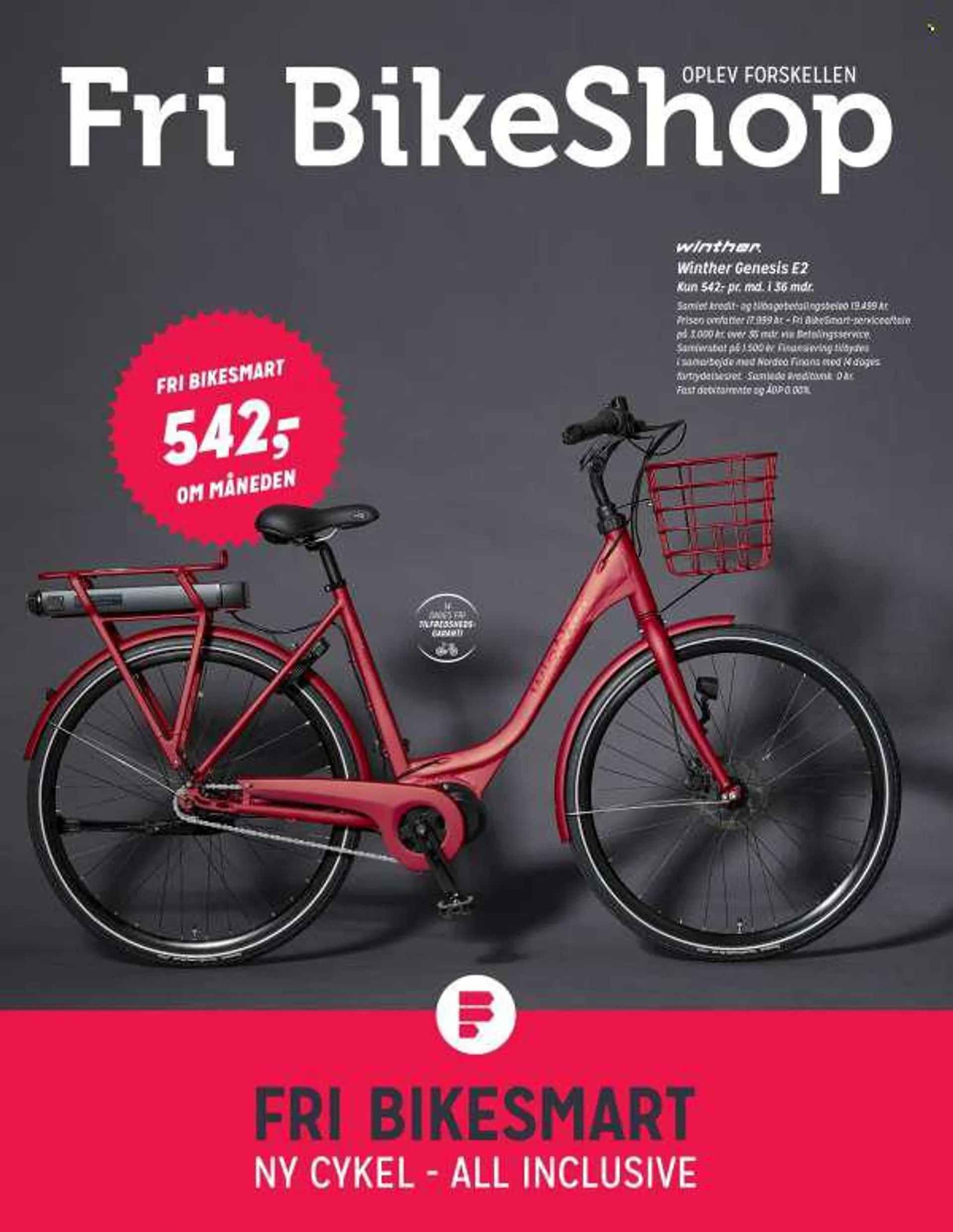 Fri BikeShop tilbudsavis . Gyldig indtil 31. december - 31. december 2022 - tilbudsavis side 1