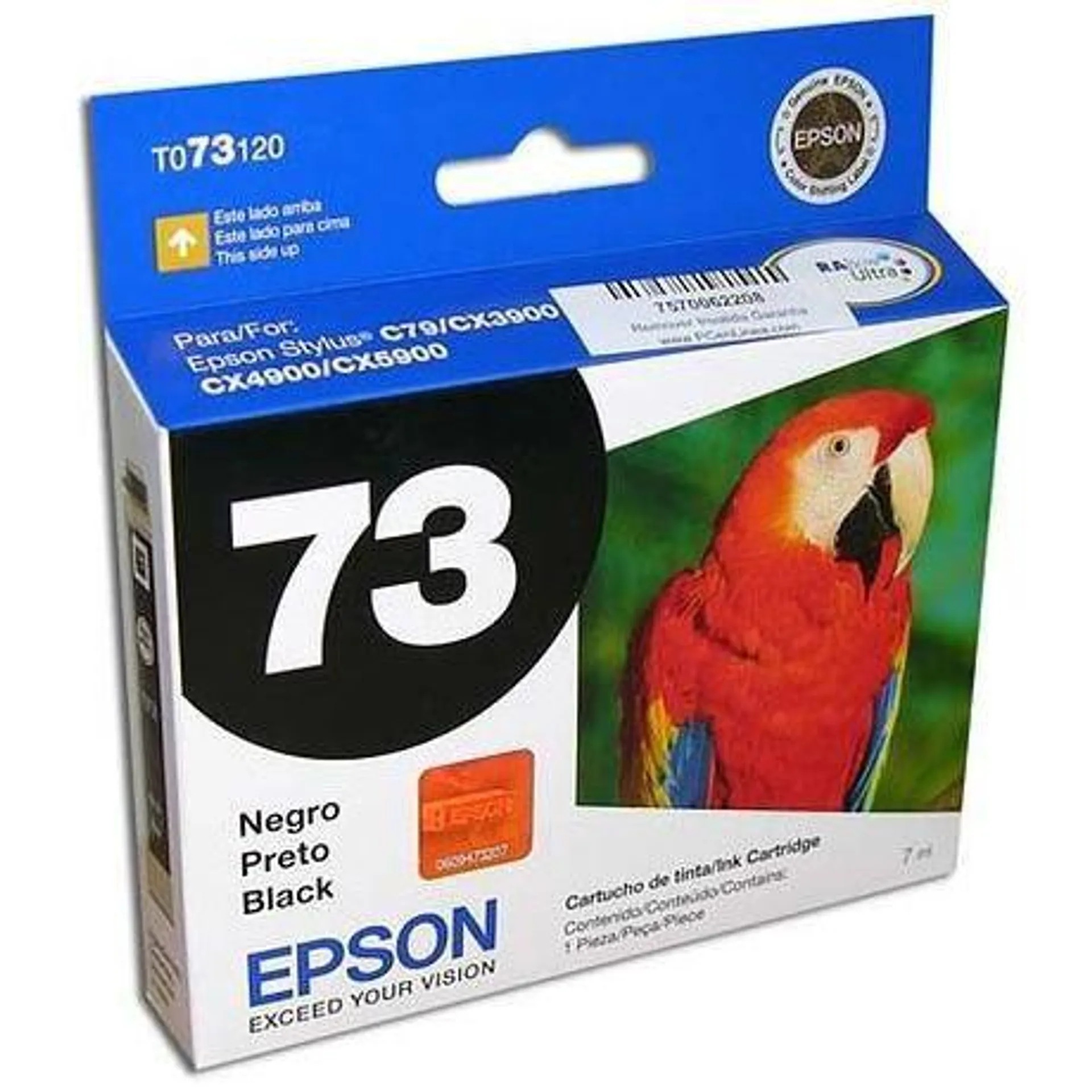 Cartucho Epson T073120-Al Inyeccion C79 92 T23 33 Cx3900 4900 Negro