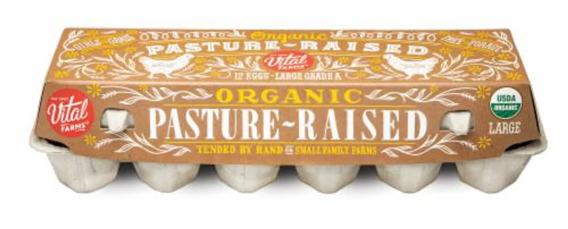 Vital Farms® Pasture-Raised Large Brown Organic Eggs