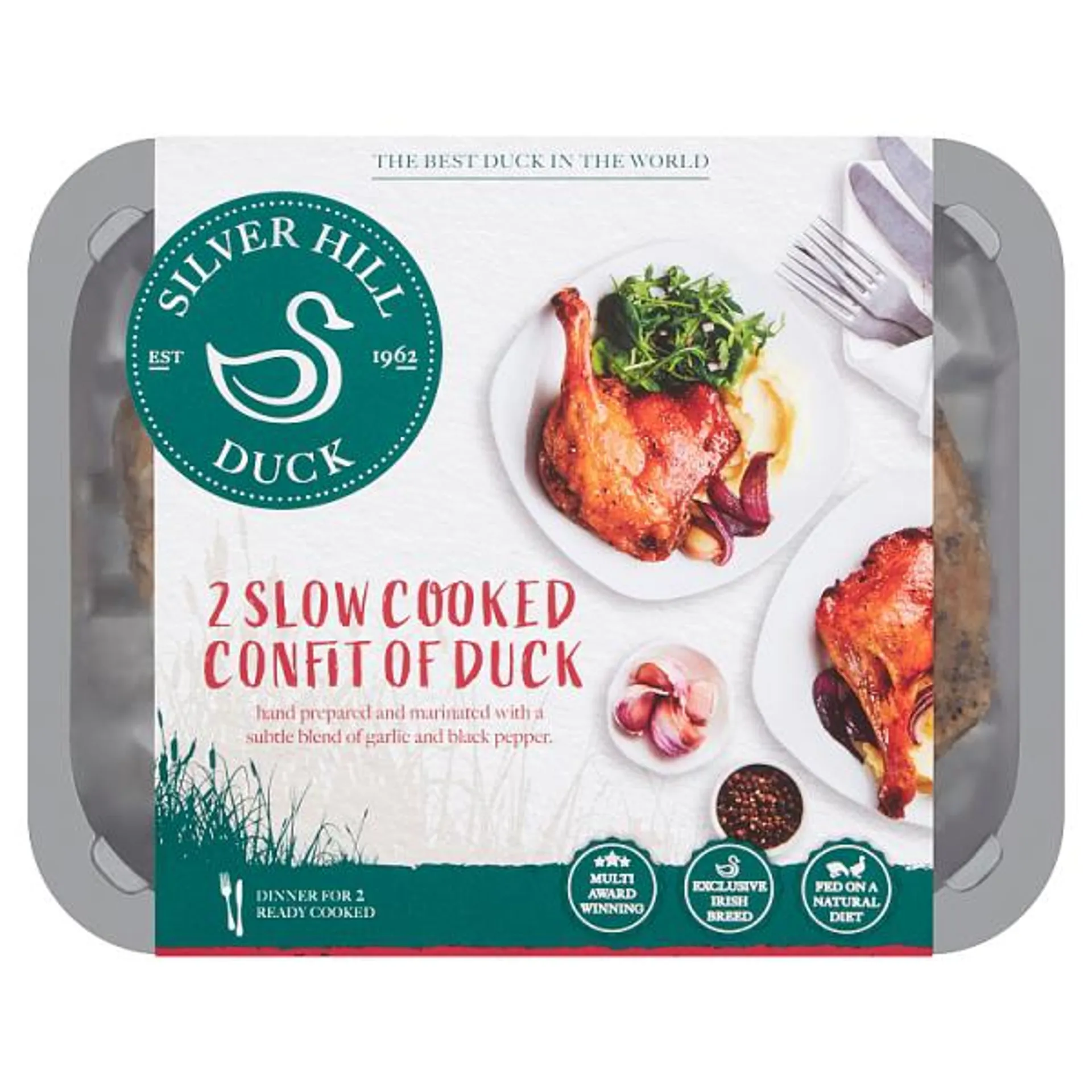 Silver Hill Slow Cooked Confit Of Duck 2 Pack (300 g)