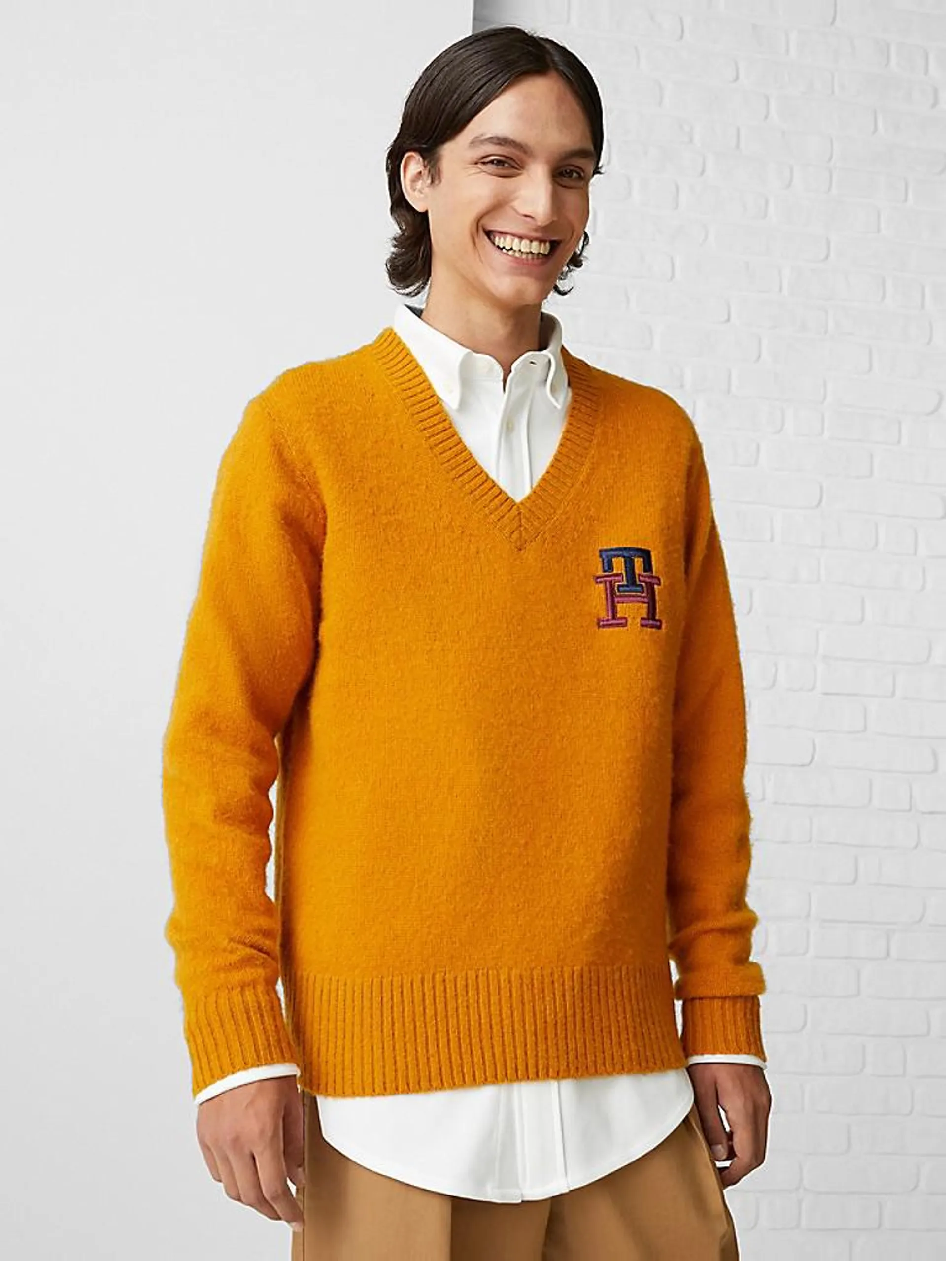 TH Monogram Wool Sweater