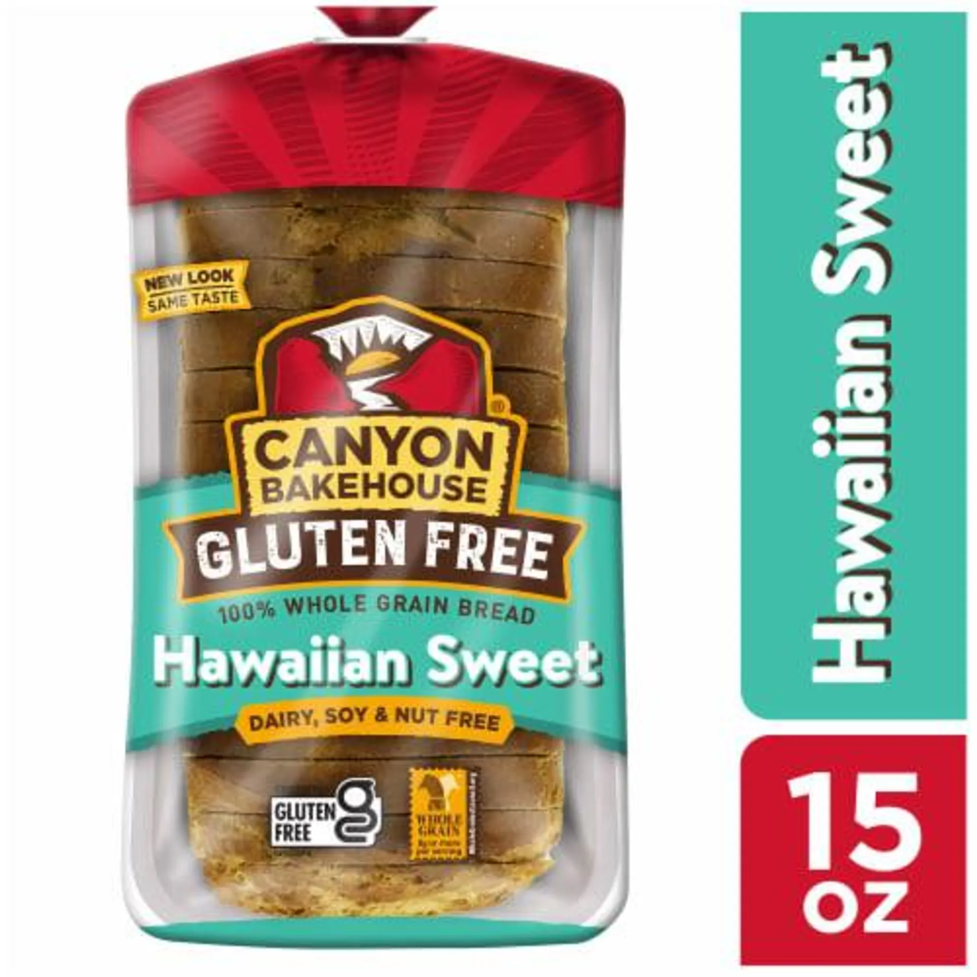 Canyon Bakehouse Hawaiian Sweet Gluten Free Whole Grain Sandwich Bread Fresh