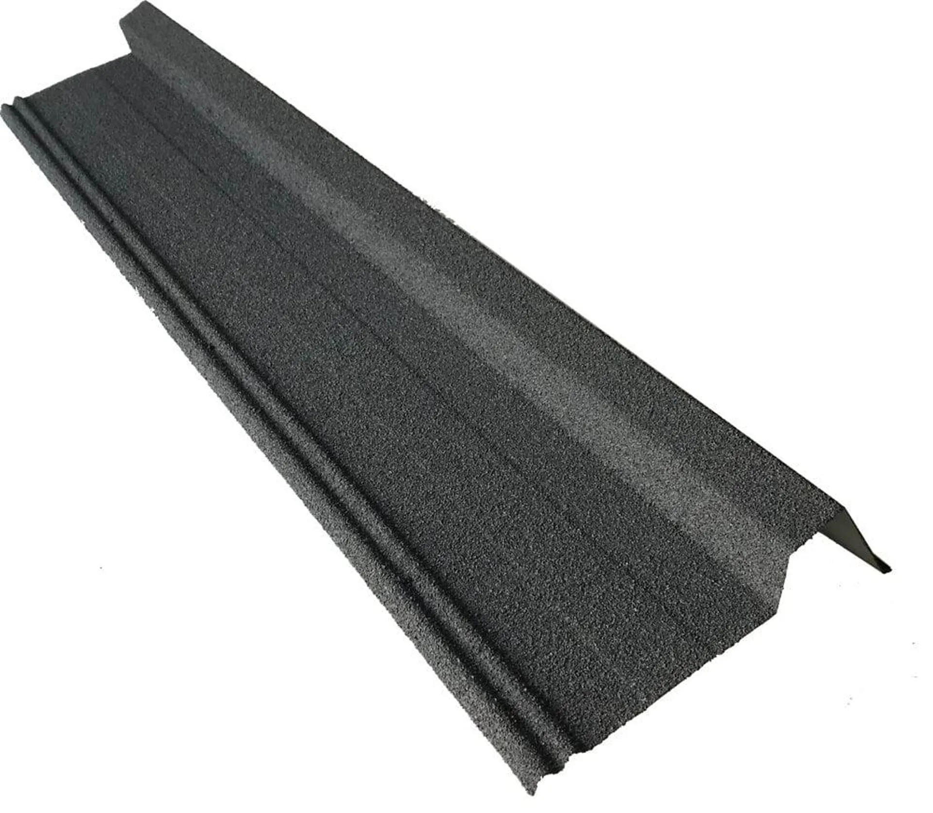 Rive pour panneau tuile granulat anthracite 92cm