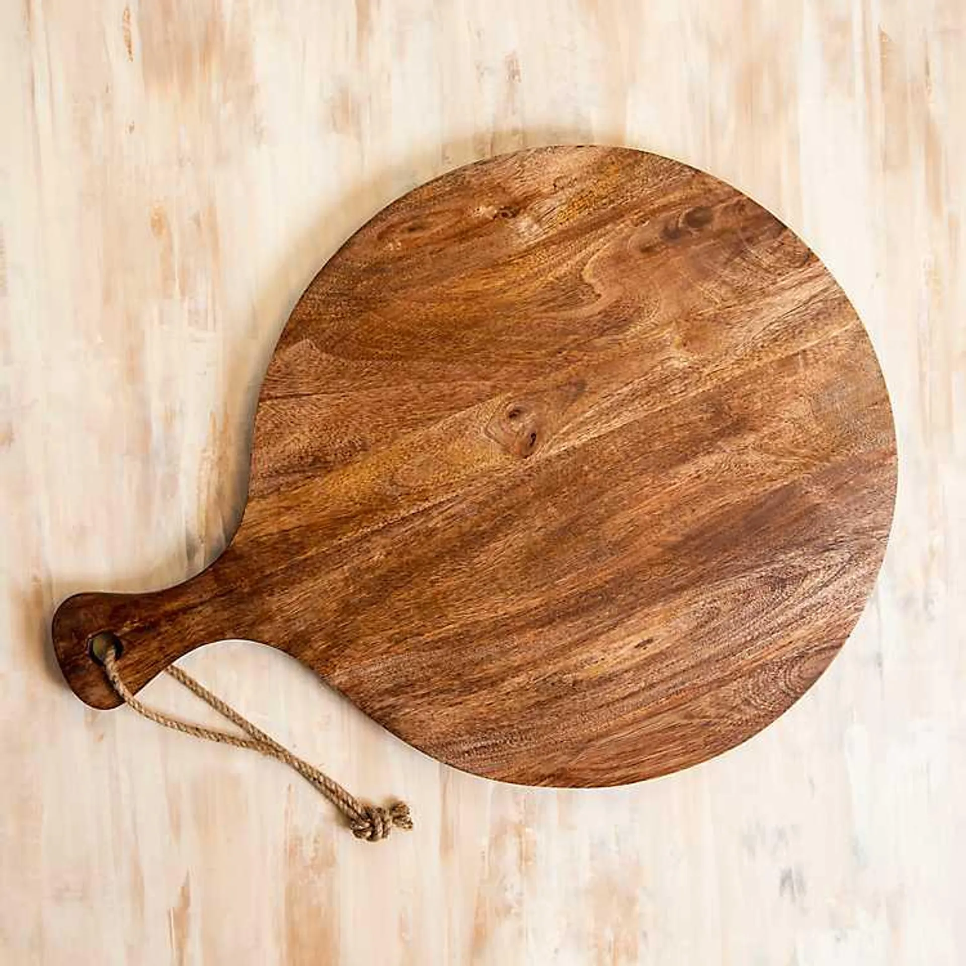 Antique Wooden Paddle Serving Board