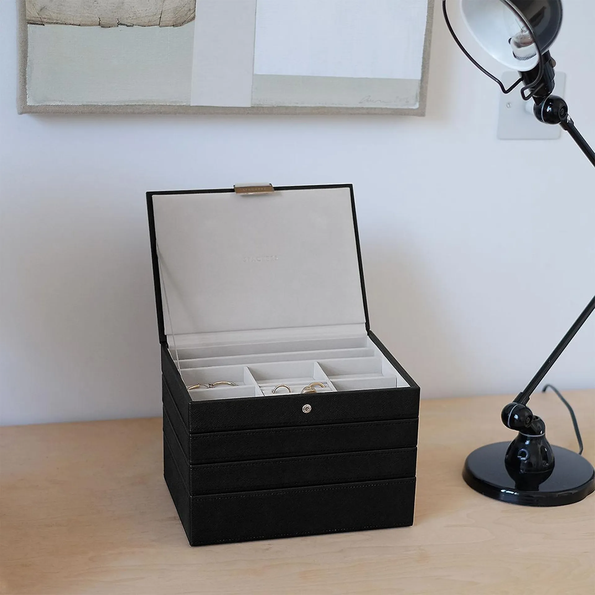 Stackers Black Classic Jewelry Box Collection