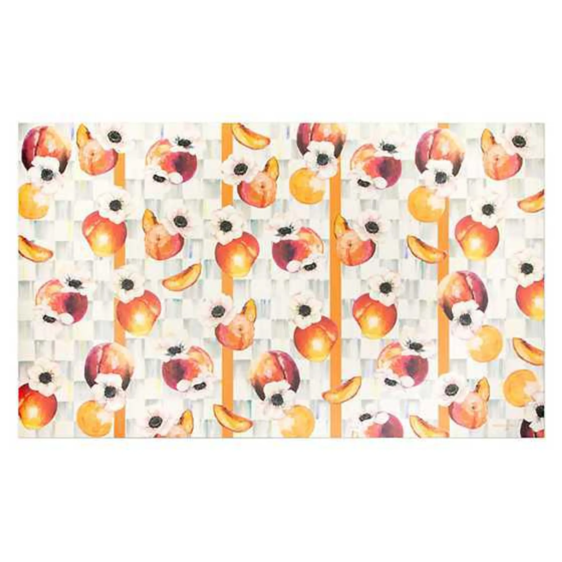 Peaches & Anemones Floor Mat - 3' x 5'