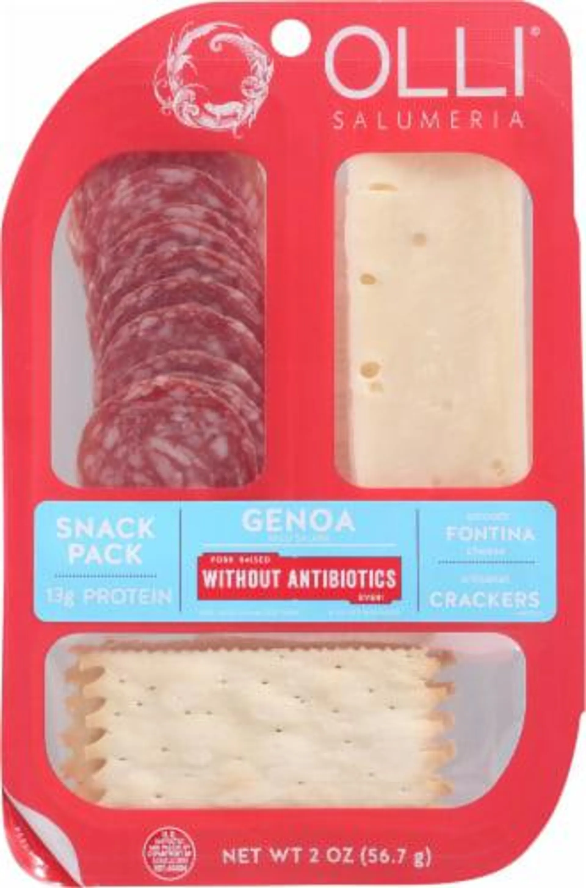 Olli® Salumeria Genoa Mild Salami Snack Pack