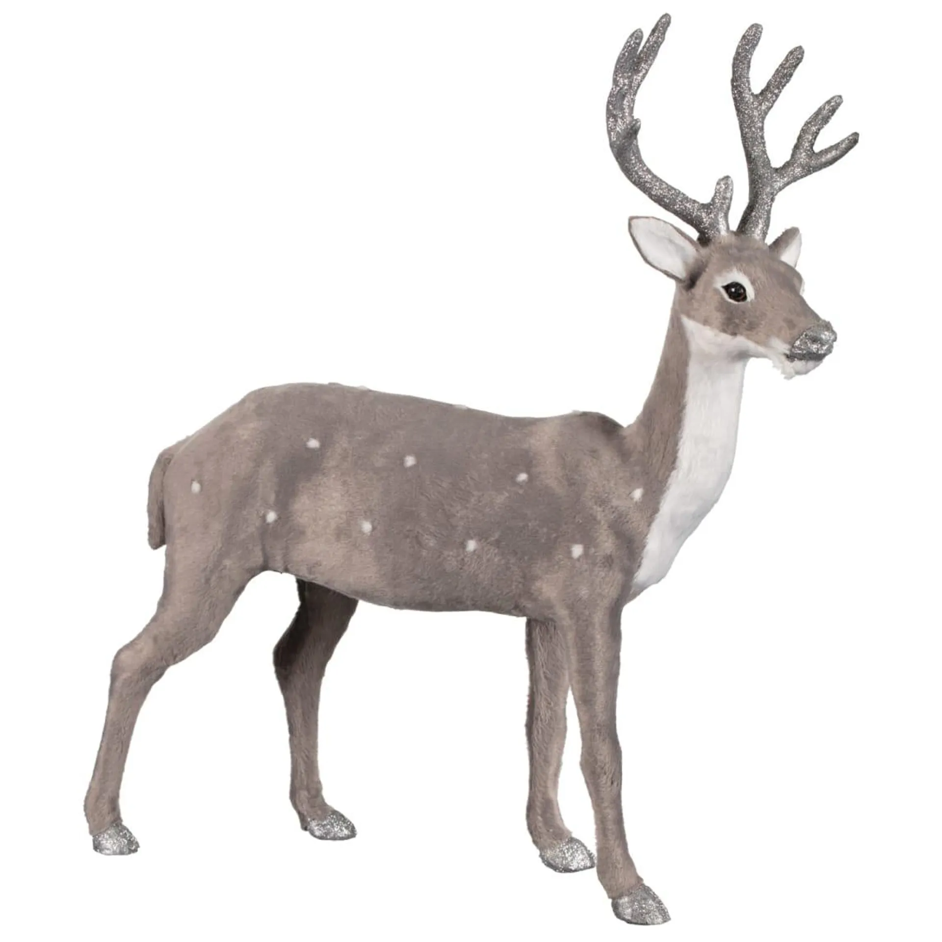 Reindeer with Glitter Antlers