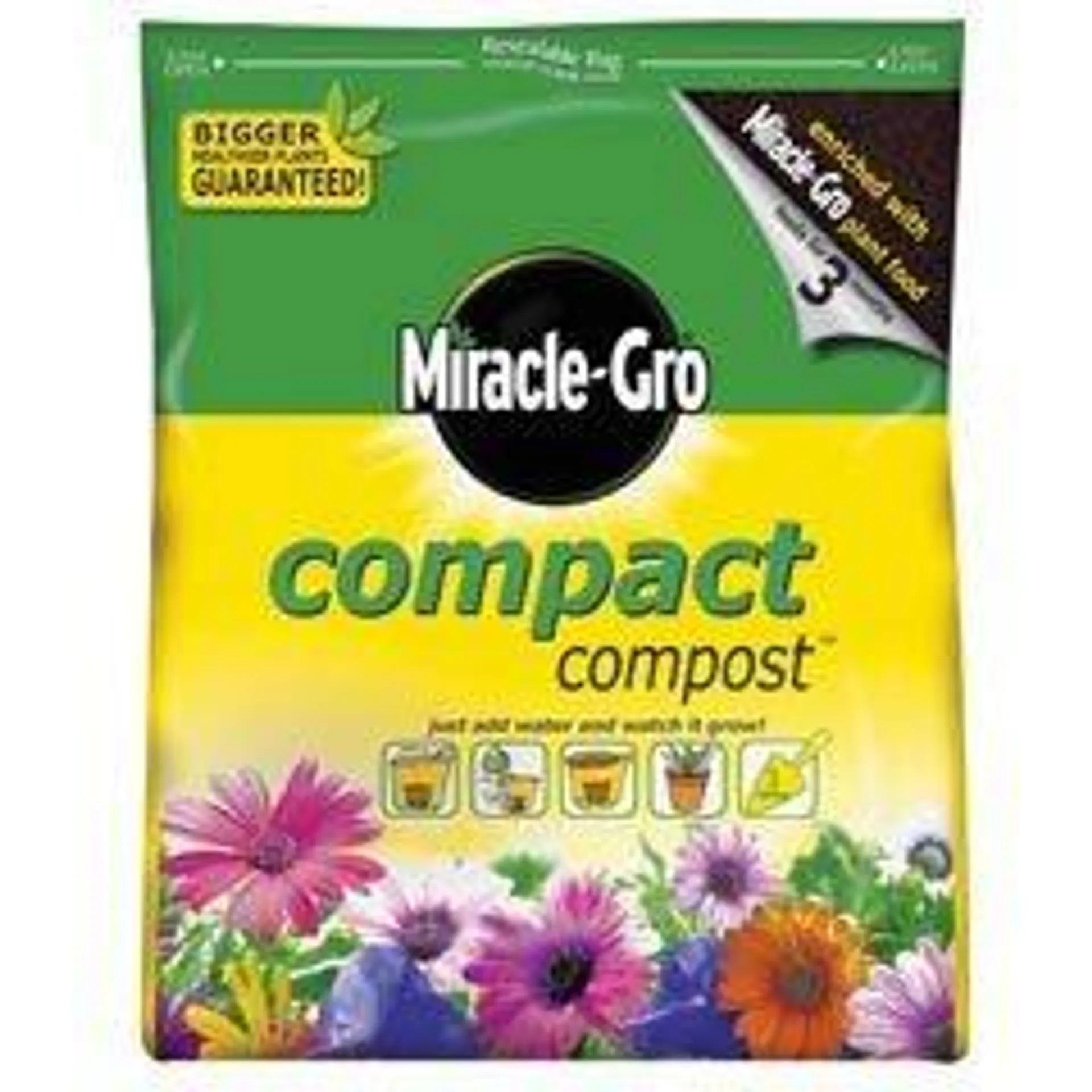 MIRACLE-GRO COMPACT COMPOST 3 LITRE