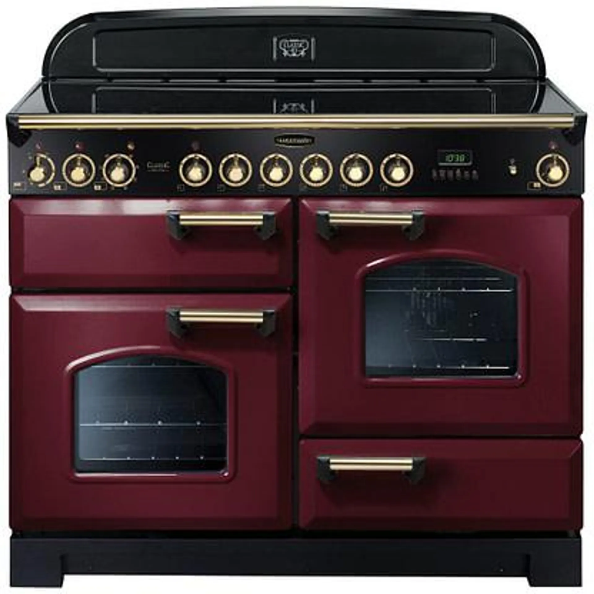 Rangemaster CDL110ECCY/B Classic Deluxe 110cm Ceramic Range Cooker 84450 – CRANBERRY